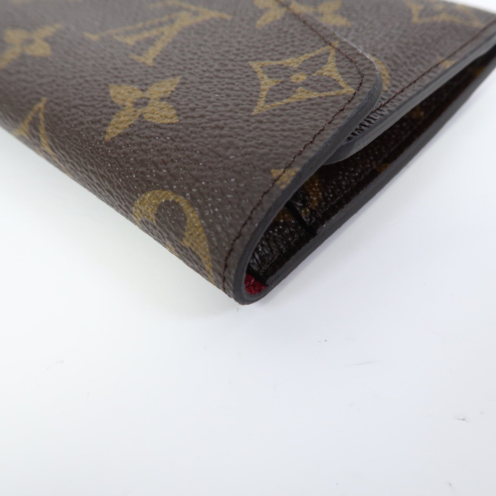 LOUIS VUITTON Monogram Emilie Wallet金扣長錢包啡色