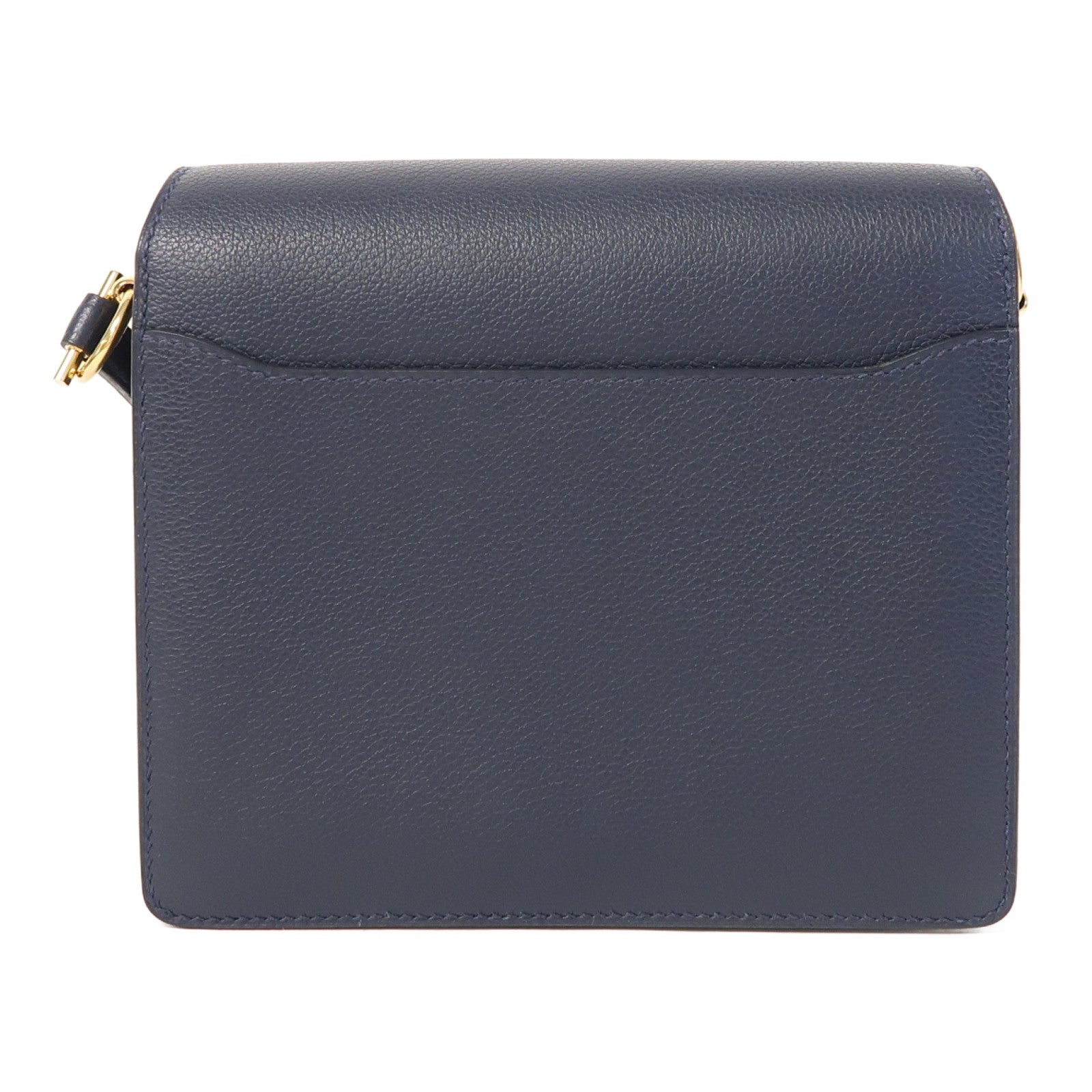 HERMES 【激減優惠】Evercolor皮革Mini Roulis金扣肩背袋夜空深藍色