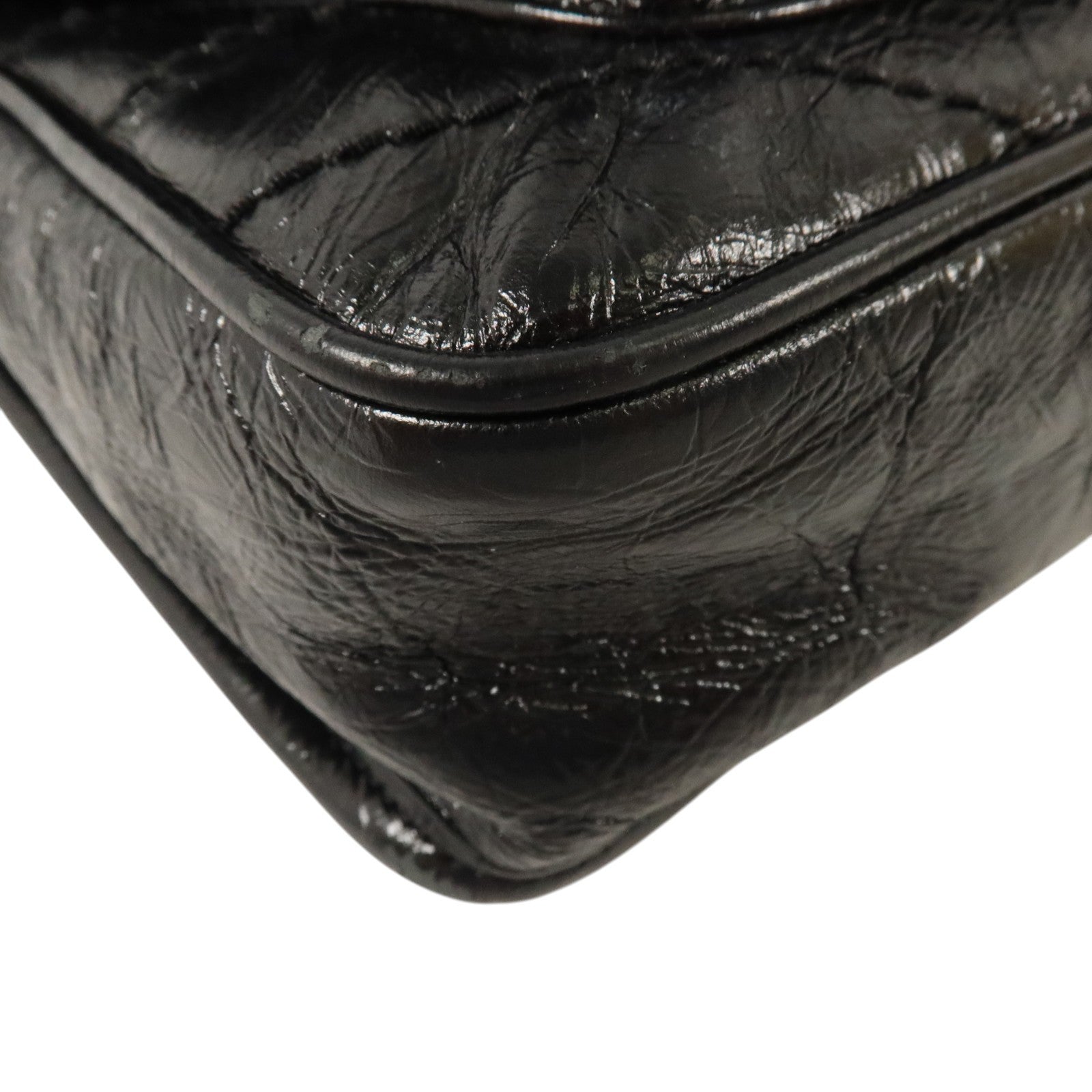 SAINT LAURENT 牛皮皮革Niki Baby銀扣鏈帶肩背袋