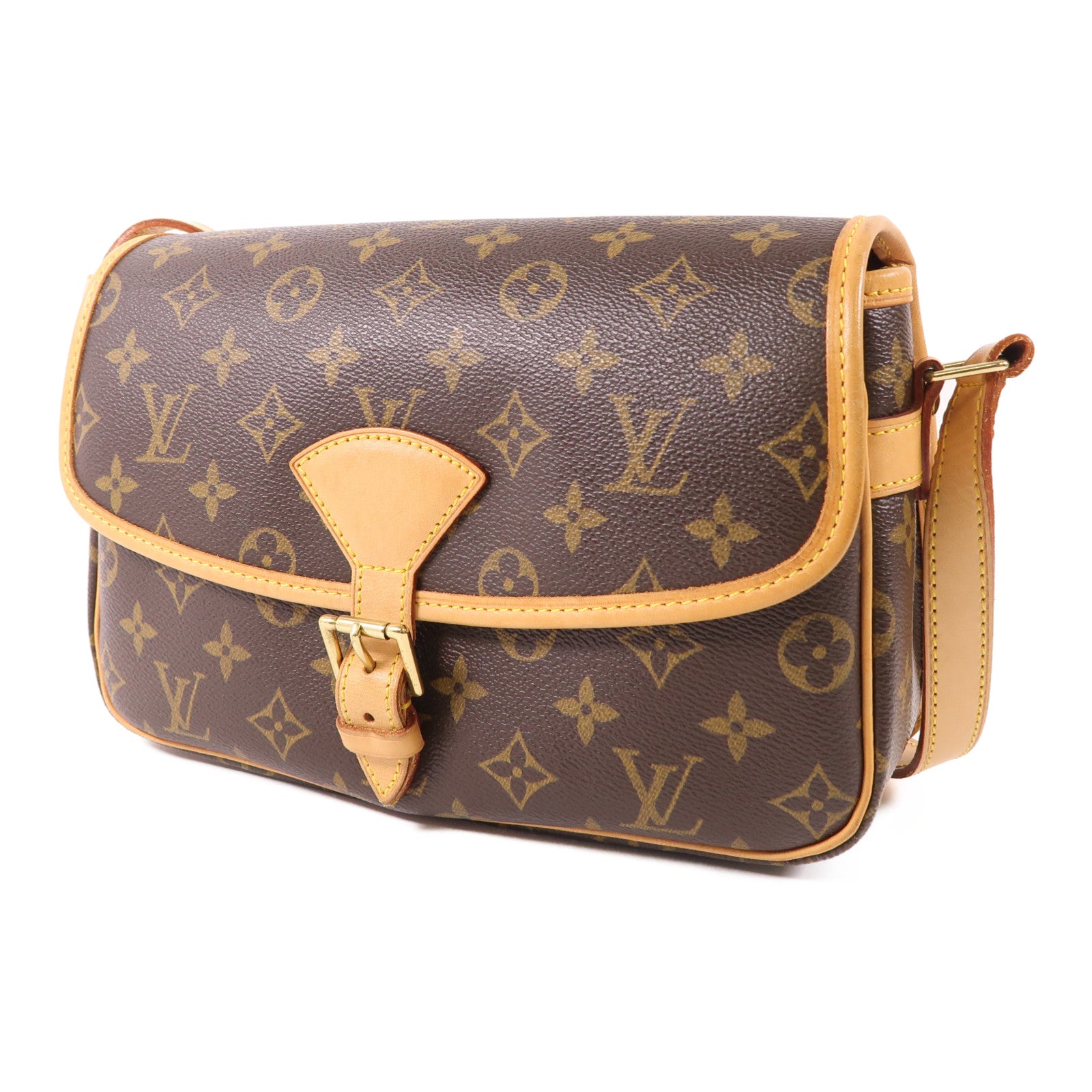 LOUIS VUITTON Monogram Sologne金扣肩背袋