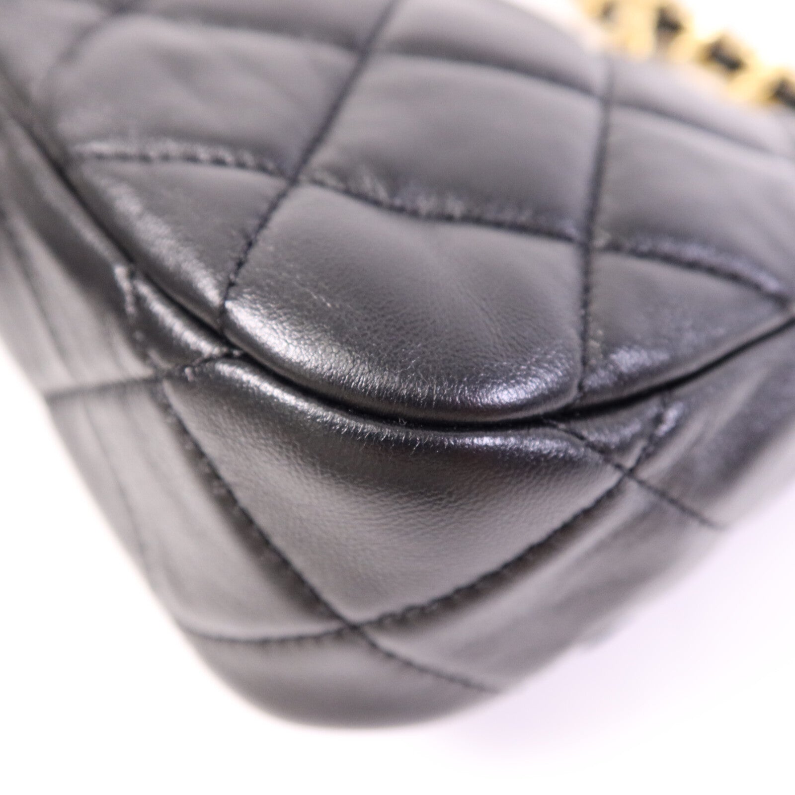 CHANEL 【激減優惠】羊皮皮革Chain Shoulder Bag鏈帶肩背袋