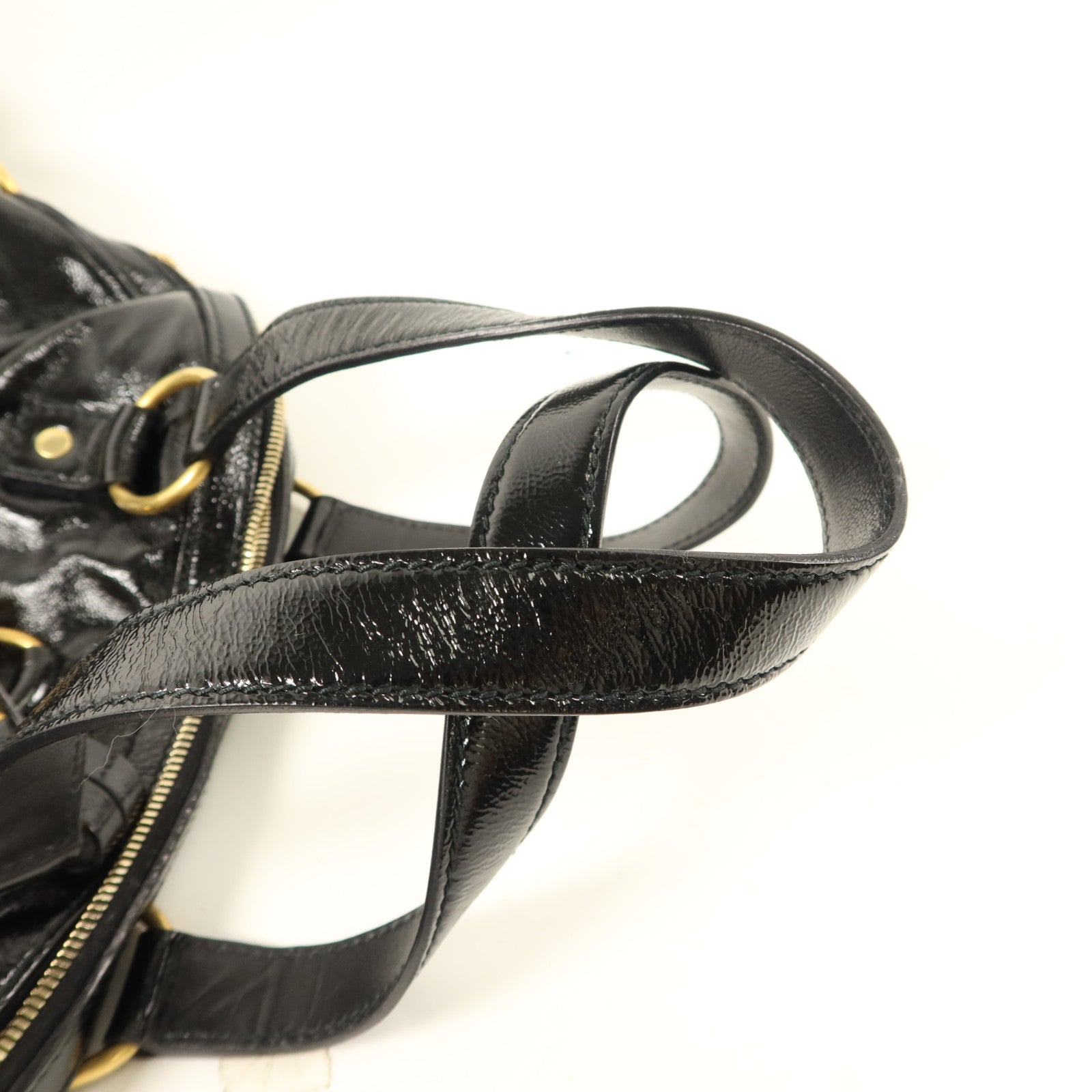YVES SAINT LAURENT 漆皮皮革Muse Shoulder Bag肩背袋