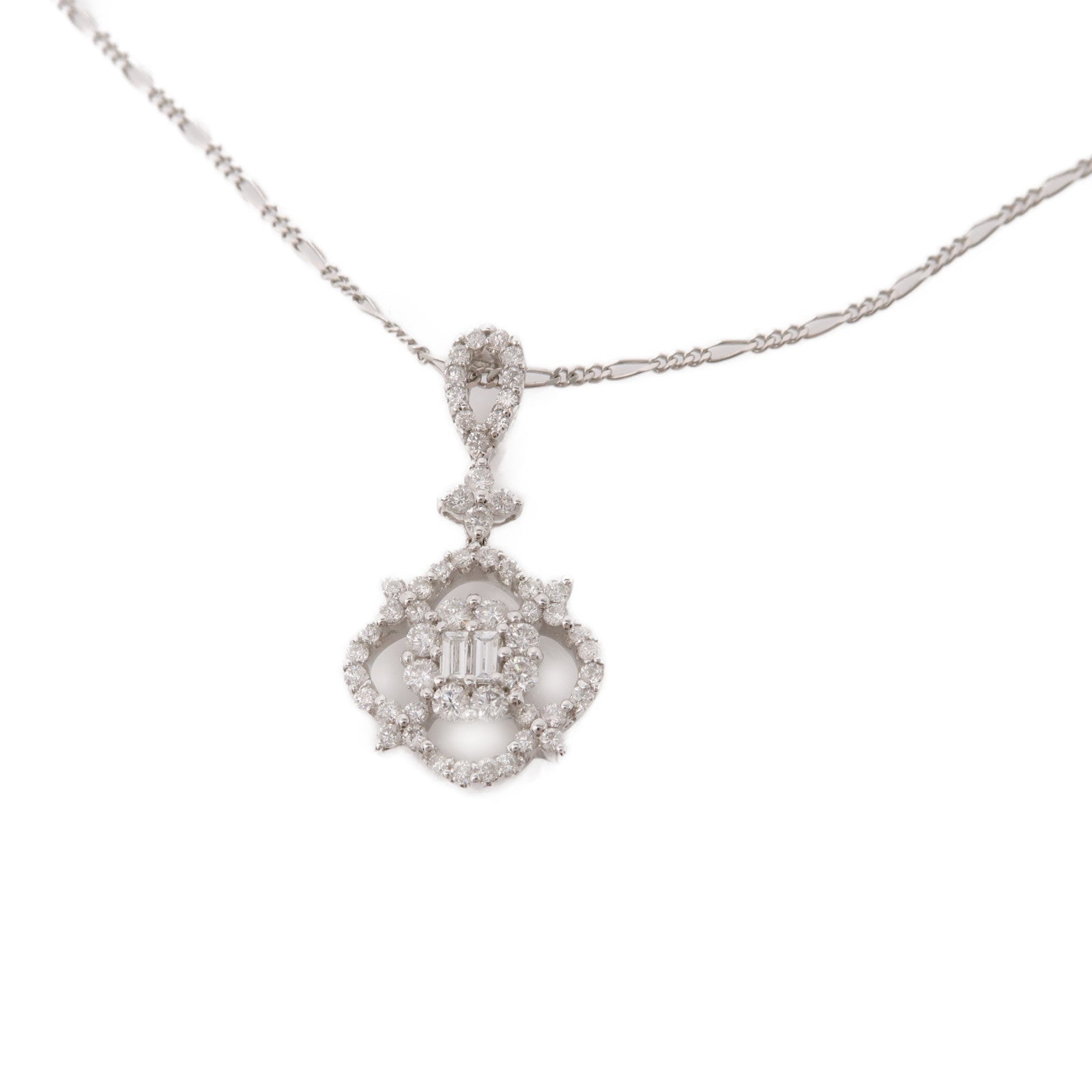 JEWELRY 18K白金Diamond Necklace鑽石項鍊