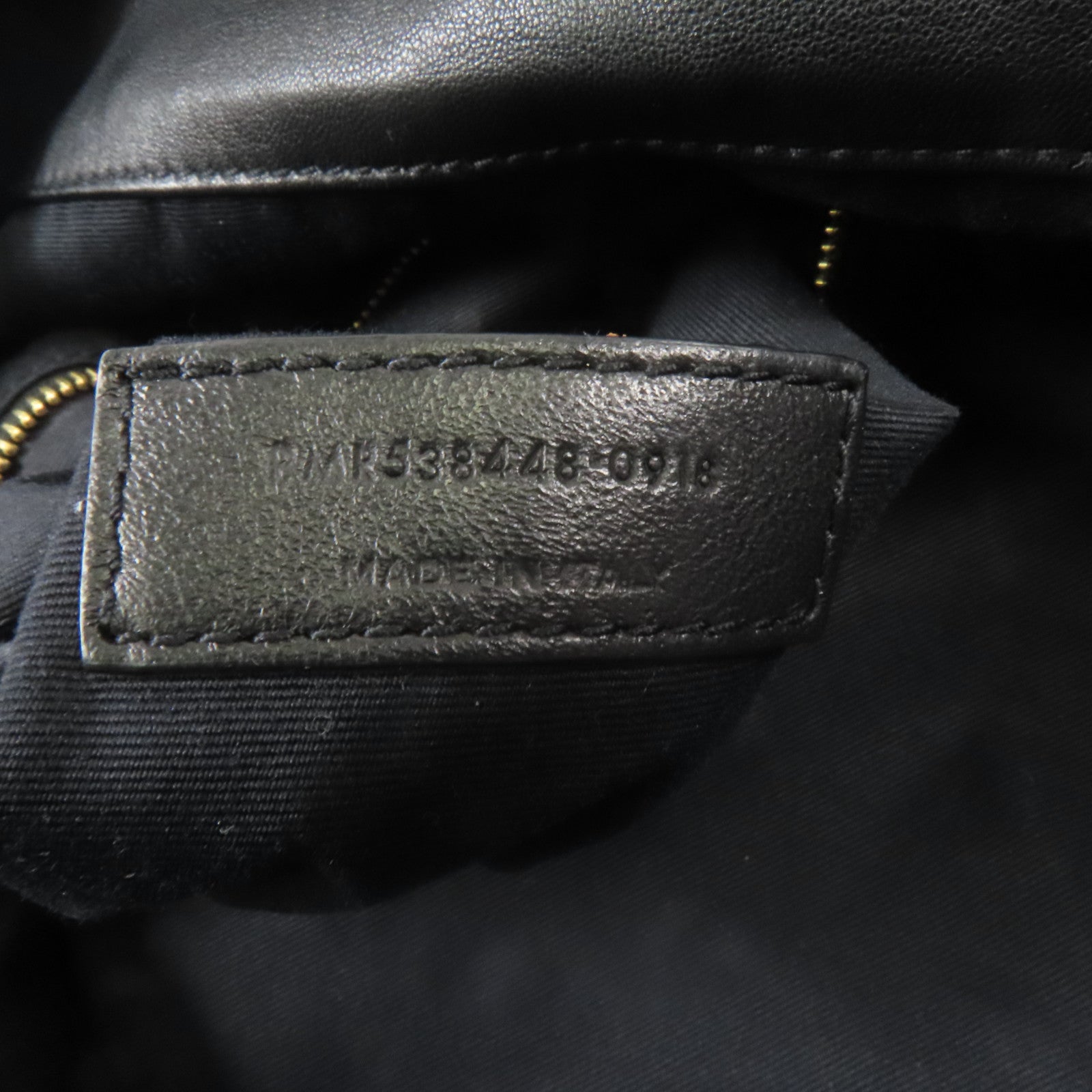 SAINT LAURENT 羊皮皮革Shoulder Bag金扣肩背袋黑色