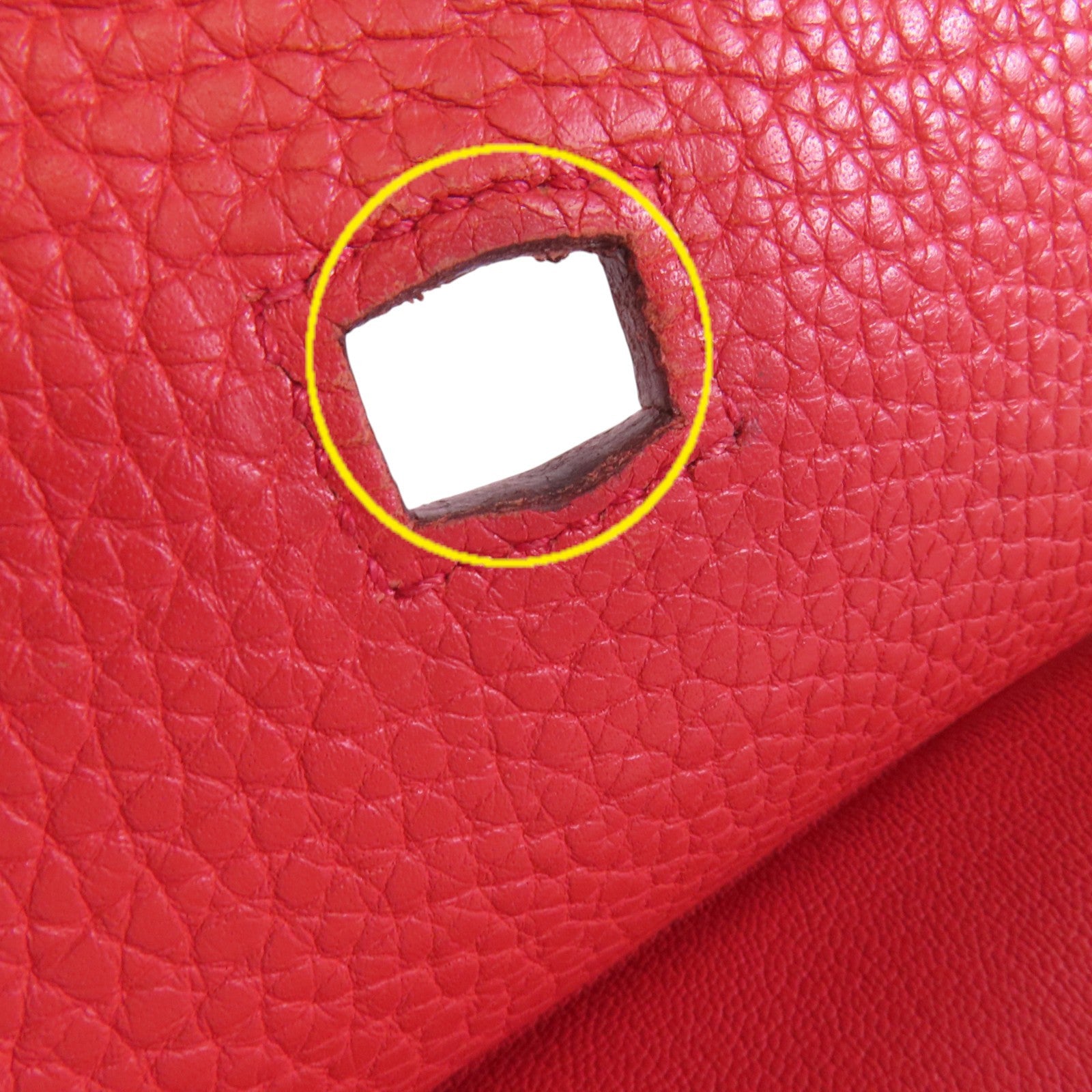HERMES Clemence皮革Jypsiere 28銀扣肩背袋