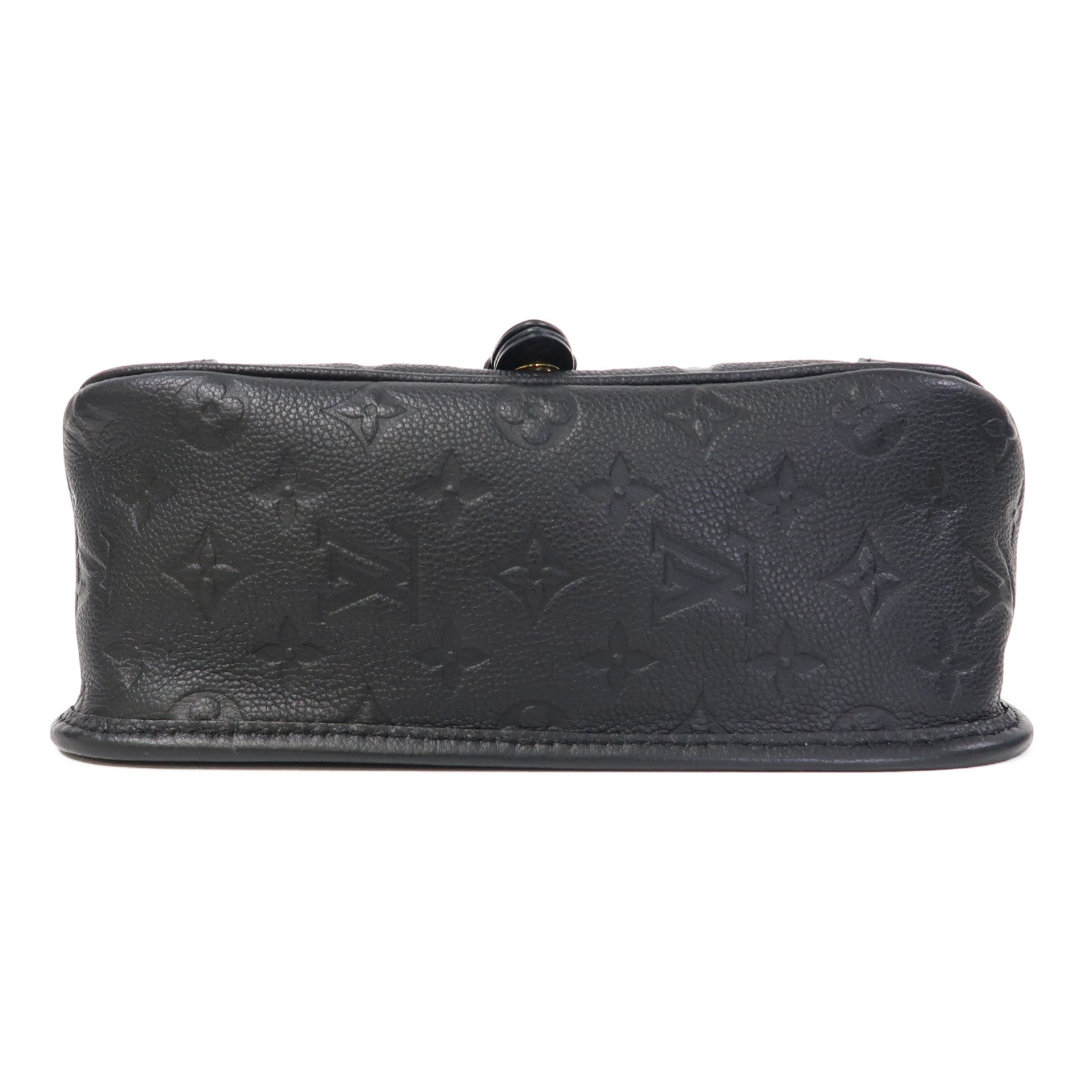 LOUIS VUITTON Monogram Empreinte Diane金扣肩背袋黑色