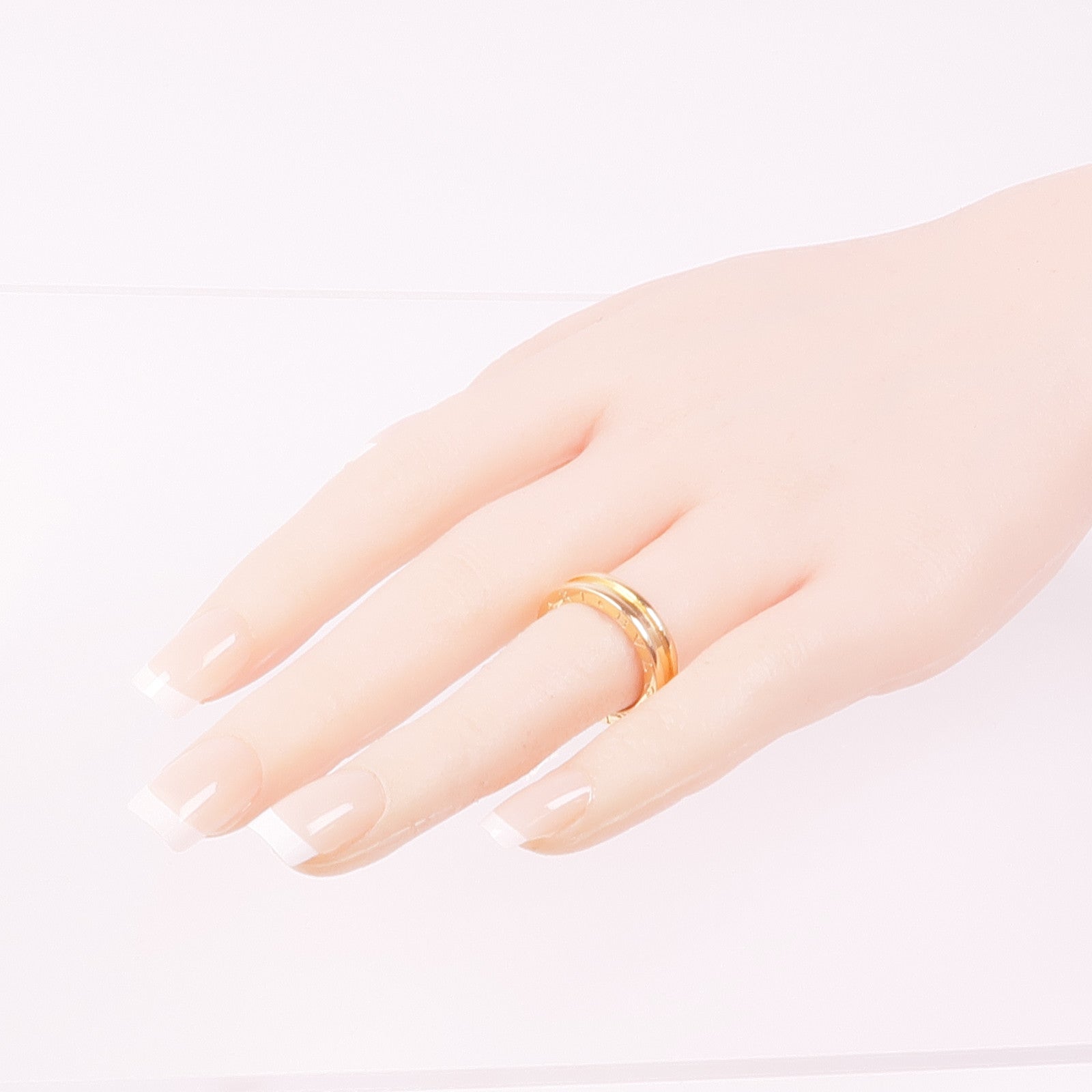 BVLGARI 18K玫瑰金B-zero1戒指Bvlgari#52/US#6