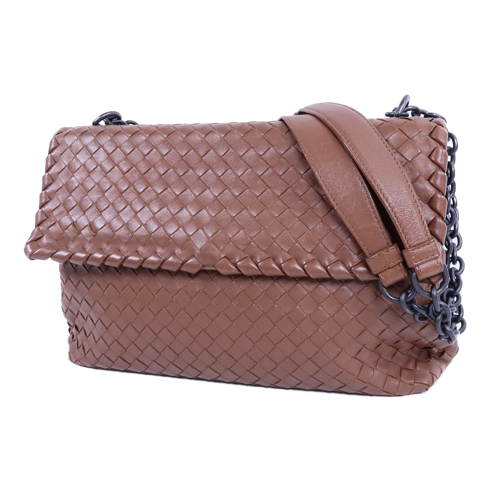 BOTTEGA VENETA 羊皮皮革Chain Shoulder Bag鏈帶肩背袋