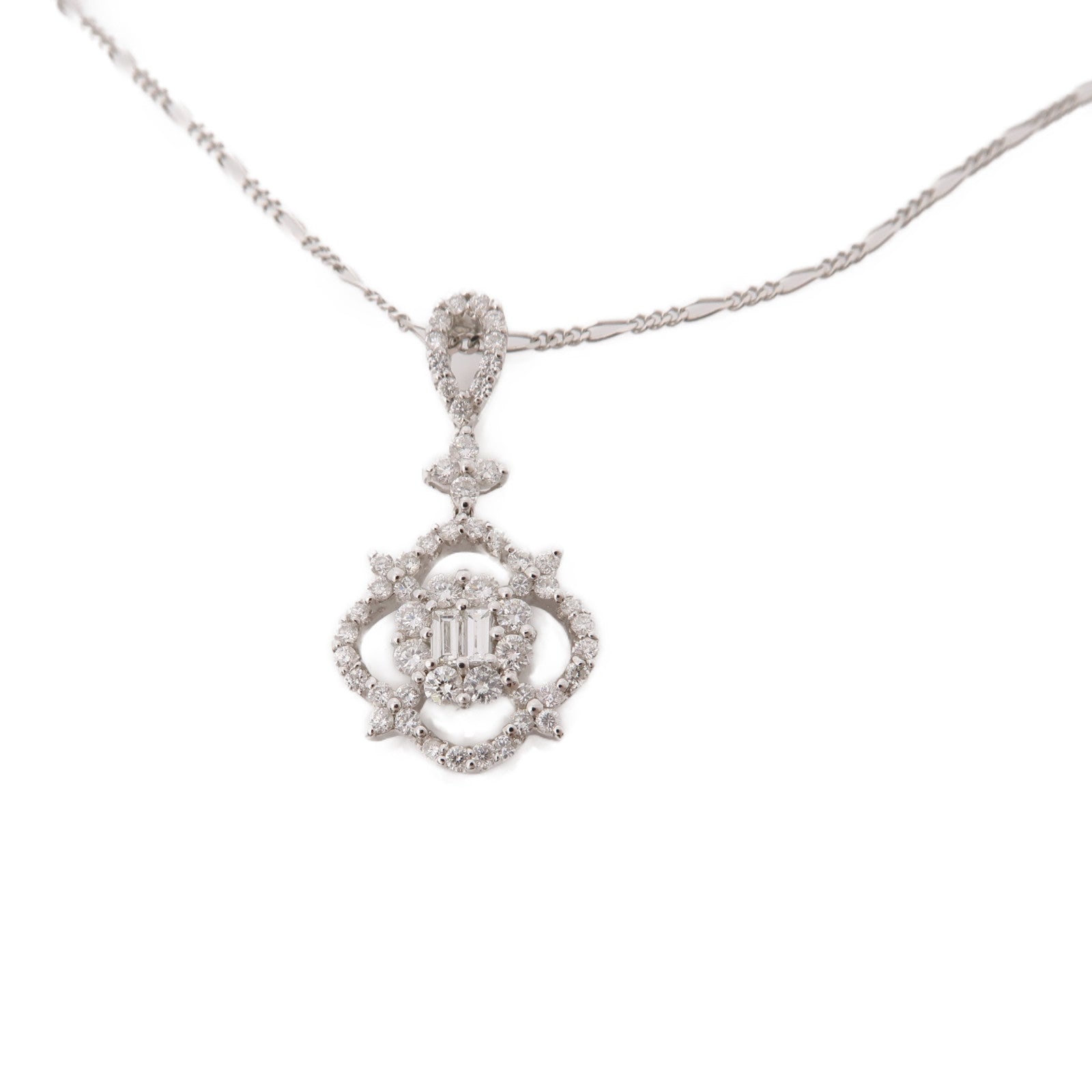 JEWELRY Diamond Necklace Accessories 18K White Gold