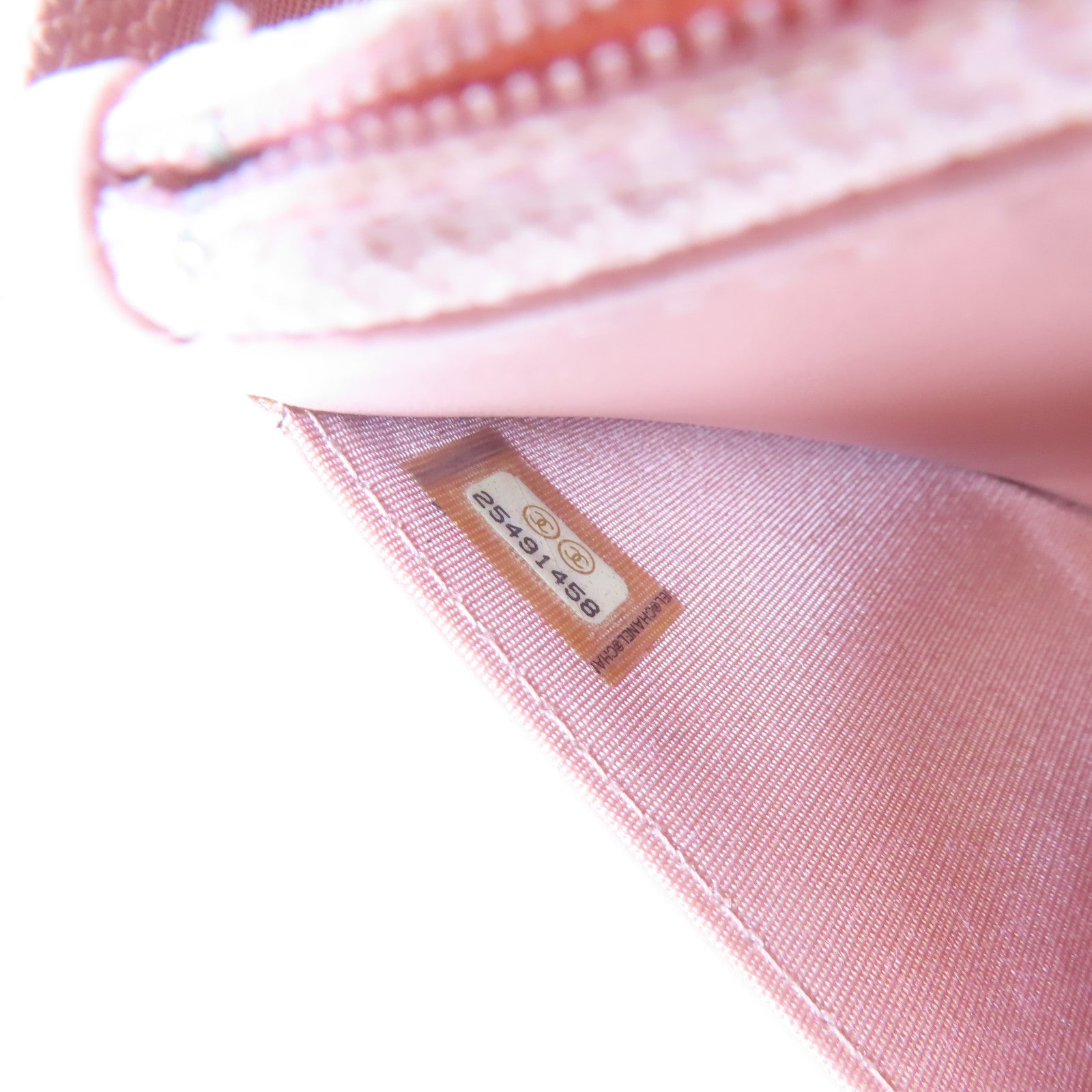 CHANEL 菱格Caviar皮革Boy WOC Wallet On Chain金扣鏈帶肩背袋粉紅色