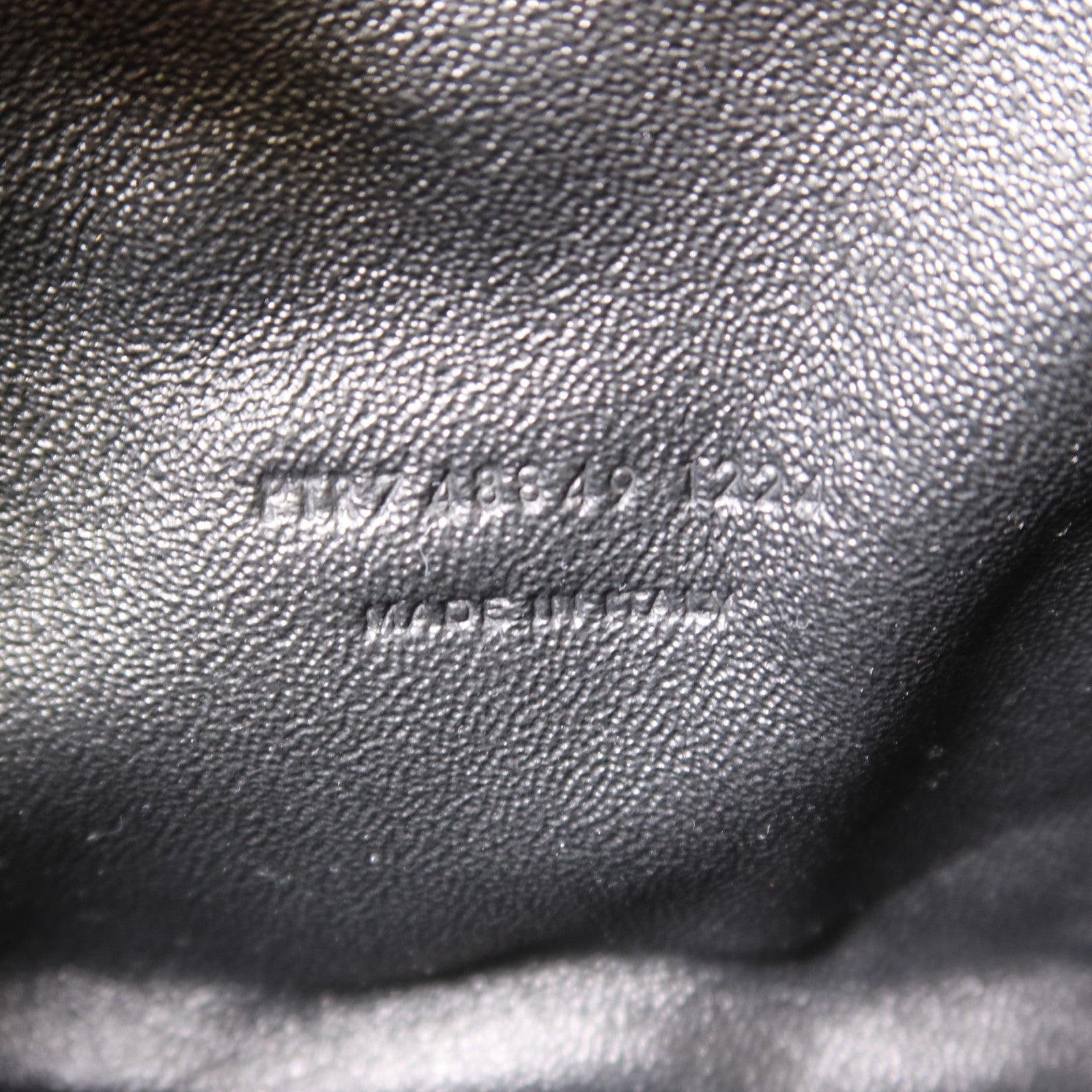 SAINT LAURENT YSL GHW Mini Lou Shoulder Bag Calfskin Leather Black 7006