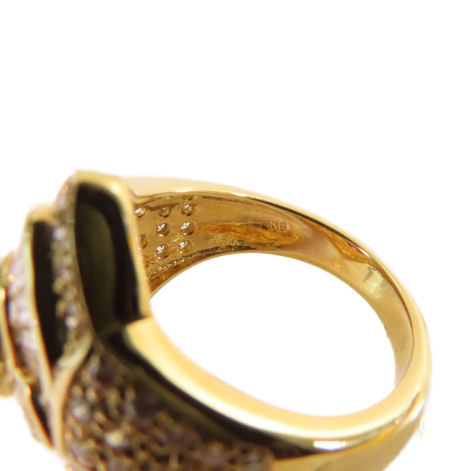JEWELRY 【激減優惠】18K黃金/1.28ct紅寶石/1.51ct鑽石Ruby Ring戒指US#6.75