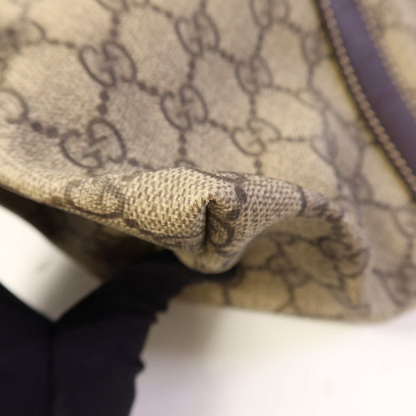 GUCCI 塗層帆布Tote Bag金扣手挽袋