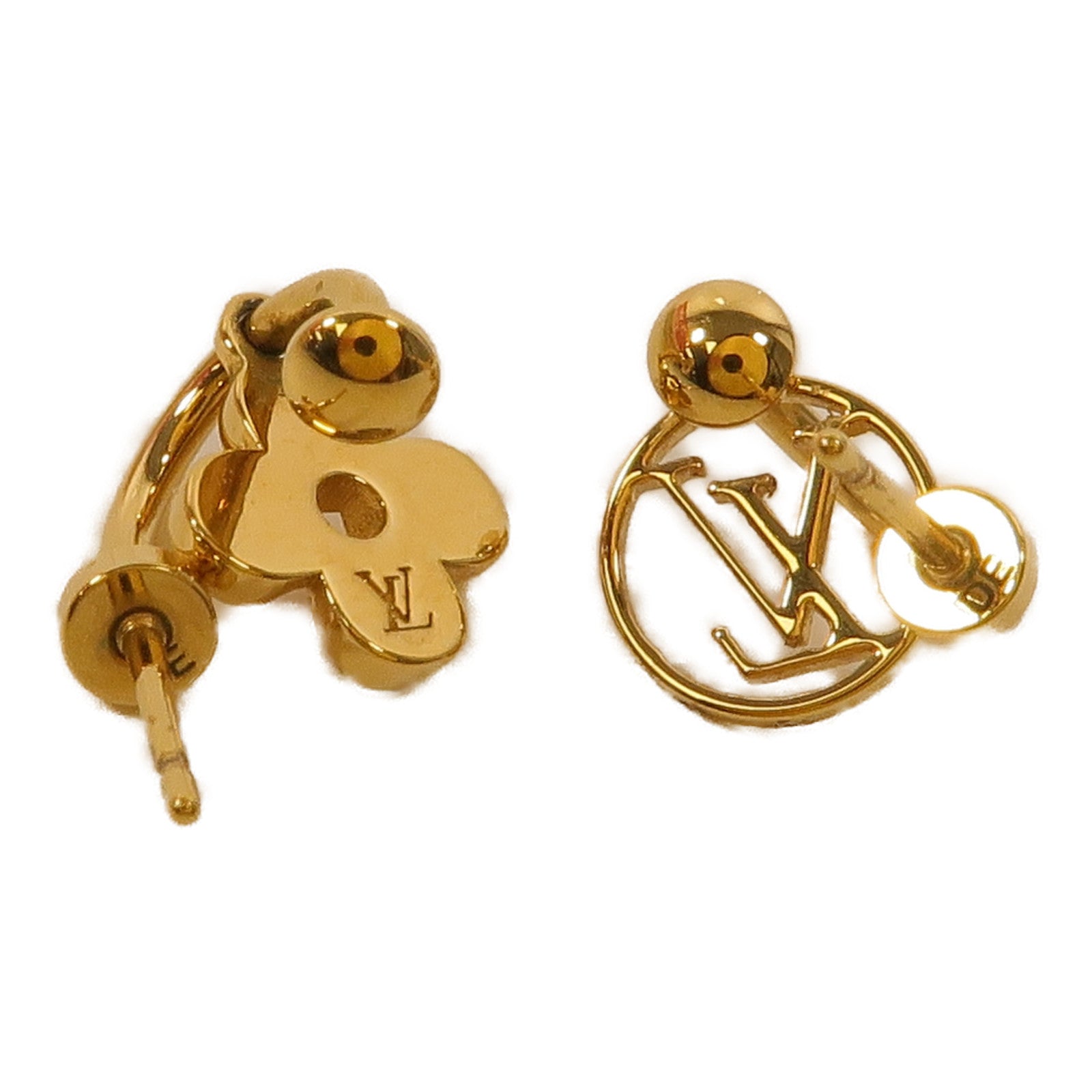 LOUIS VUITTON 金屬Blooming Earrings耳環