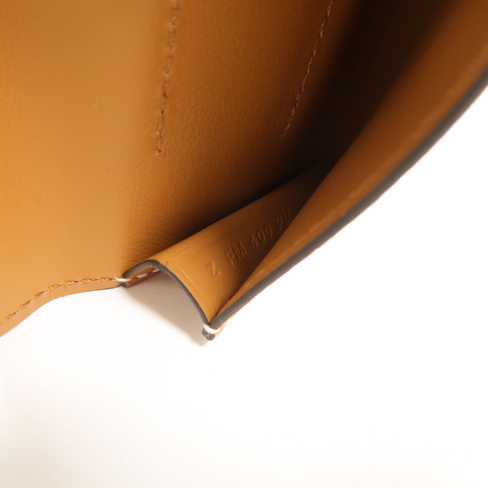 HERMES Epsom皮革Kelly Pocket 18 Belt皮帶Gold
