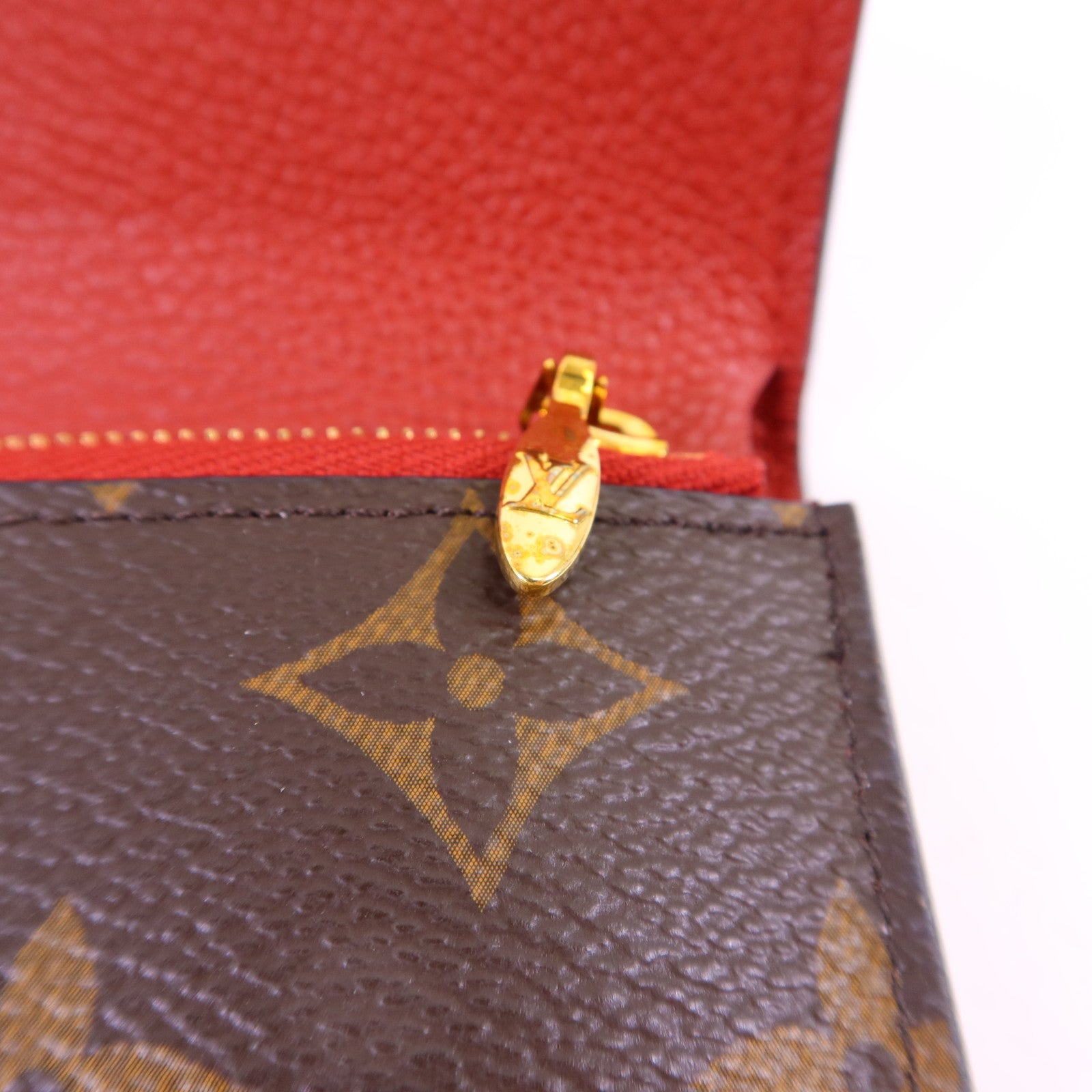LOUIS VUITTON Monogram Pallas Compact Wallet金扣錢包