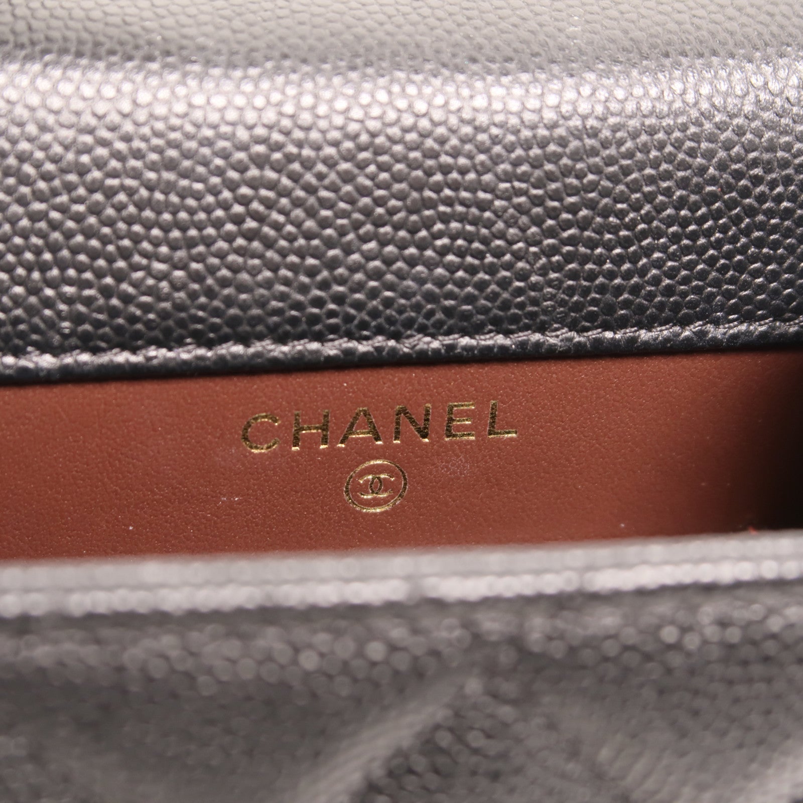 CHANEL 【激減優惠】牛皮皮革Phone Bag金扣鏈帶肩背袋