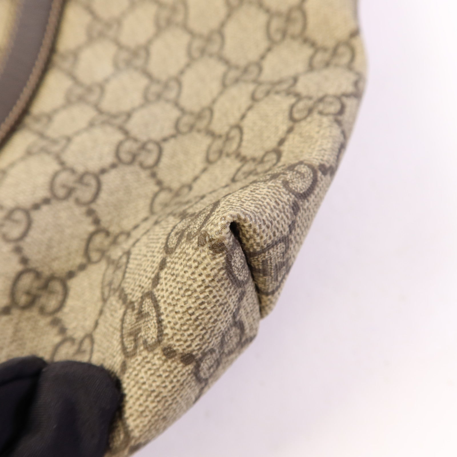 GUCCI 塗層帆布Tote Bag金扣手挽袋