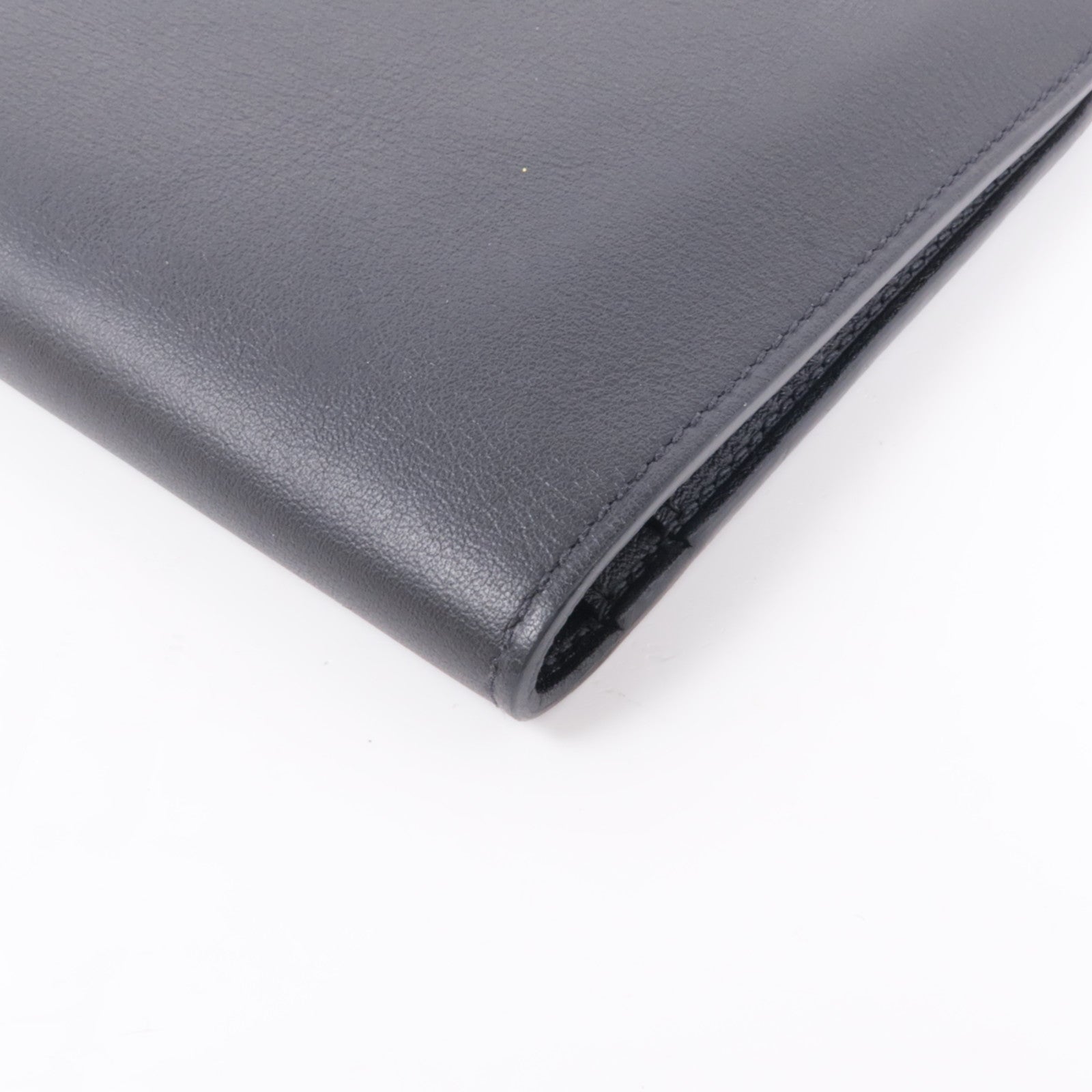 HERMES Swift皮革Dogon Long Wallet金扣長錢包Noir