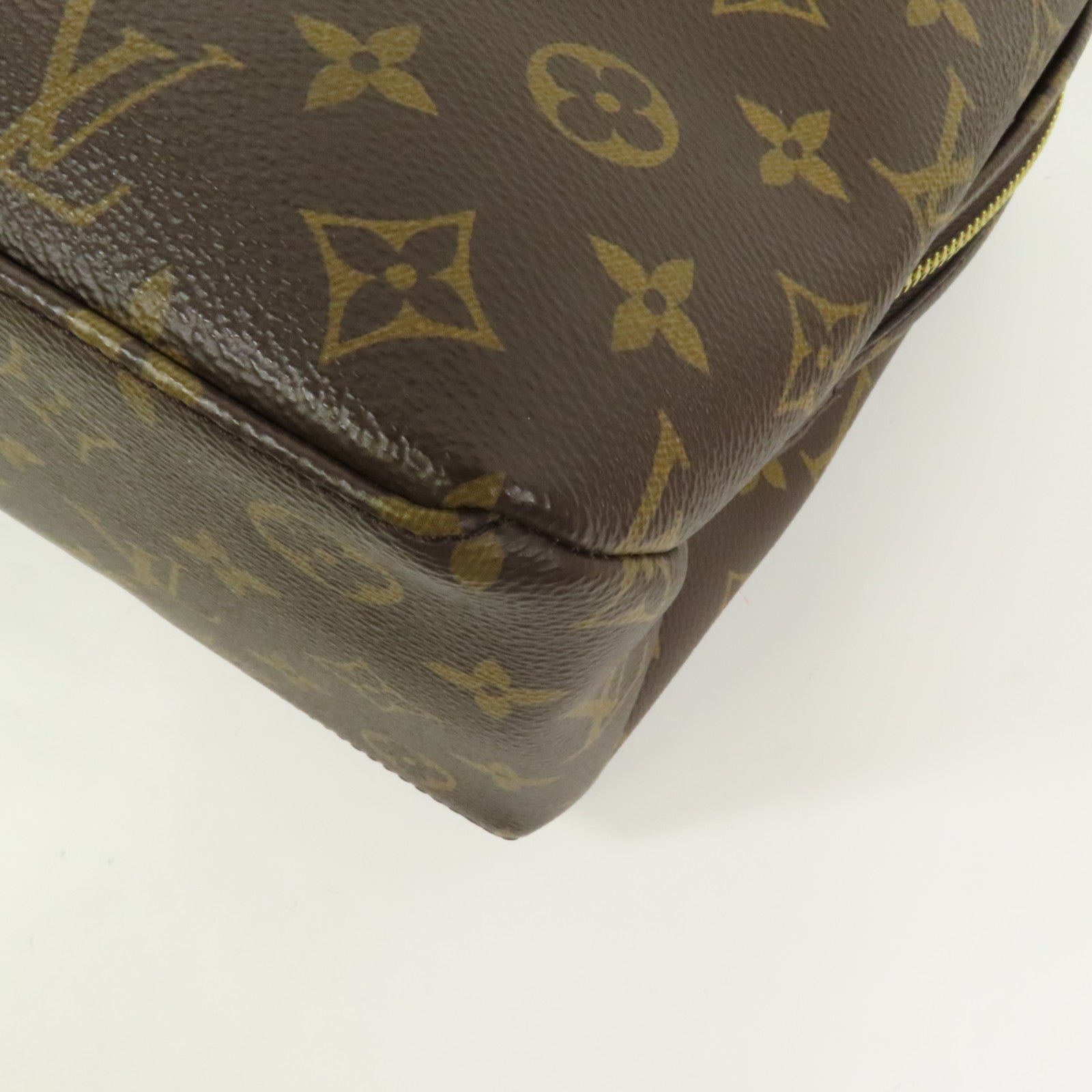 LOUIS VUITTON Monogram Petit Palais金扣手挽肩背兩用袋棕色