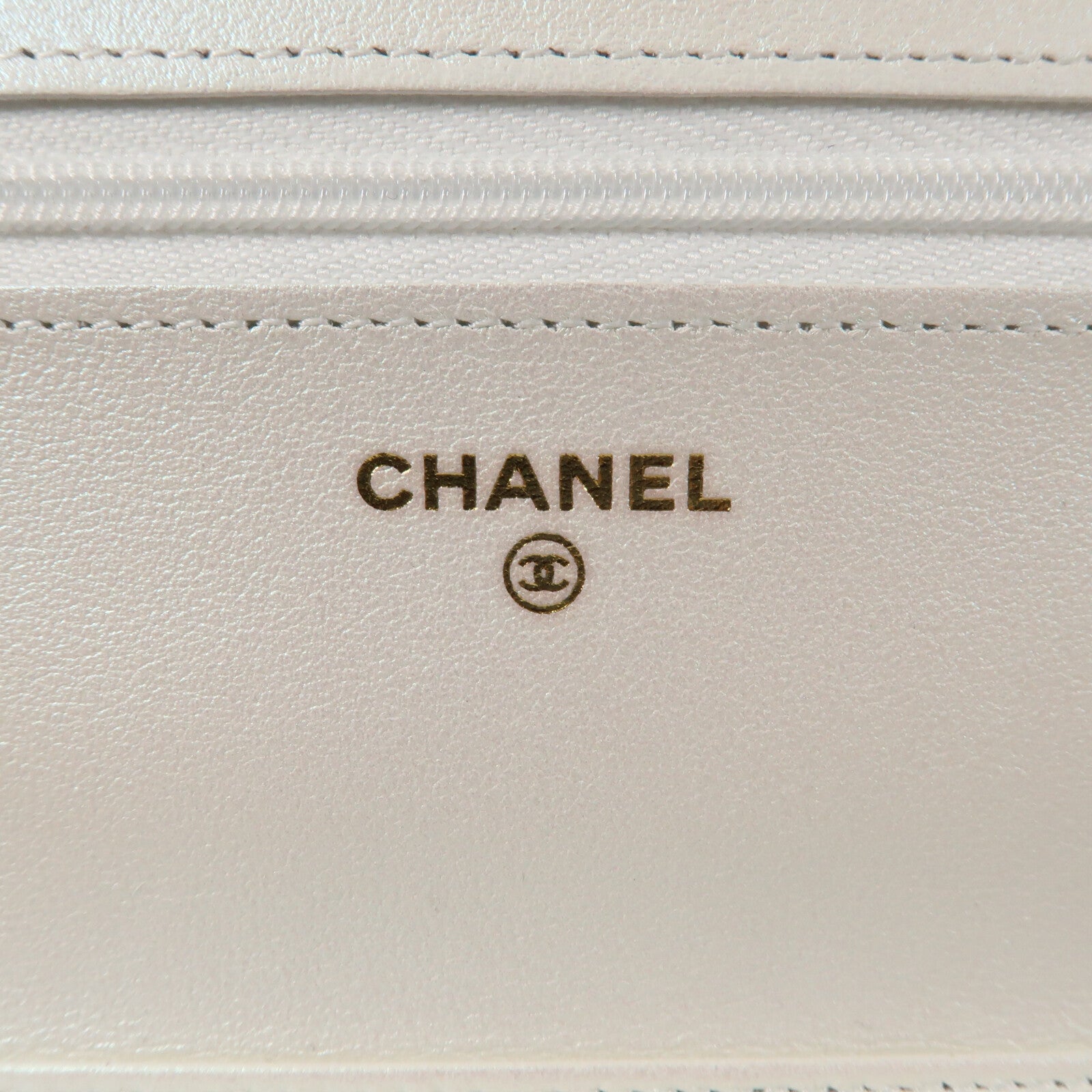 CHANEL 羊皮皮革WOC Wallet On Chain金扣鏈帶肩背袋