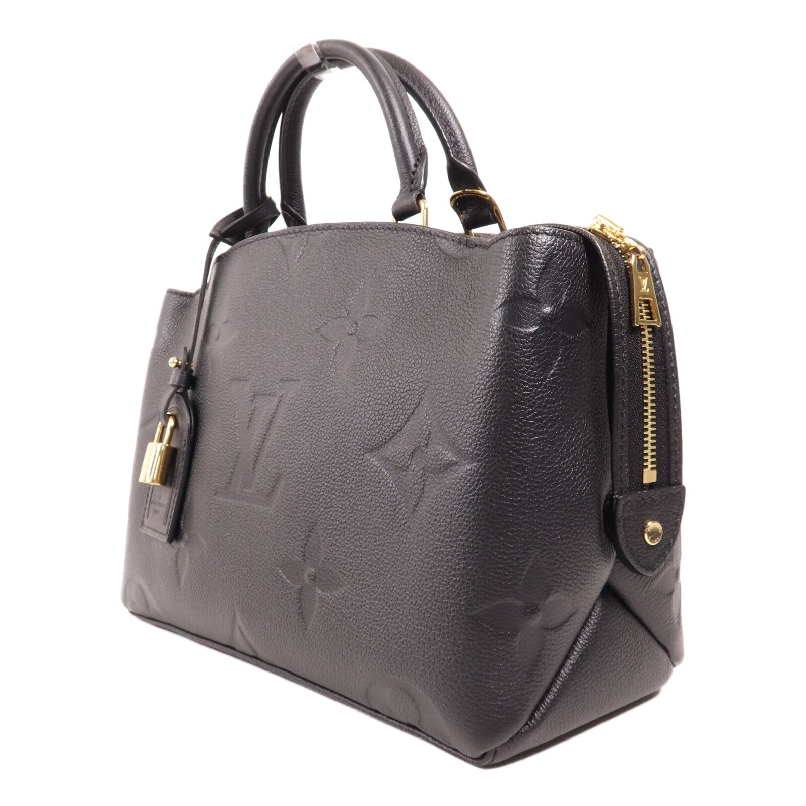 LOUIS VUITTON Monogram Empreinte Petit Palais金扣手挽肩背兩用袋