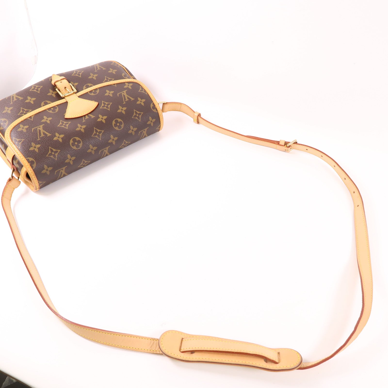 LOUIS VUITTON Monogram Sologne金扣肩背袋