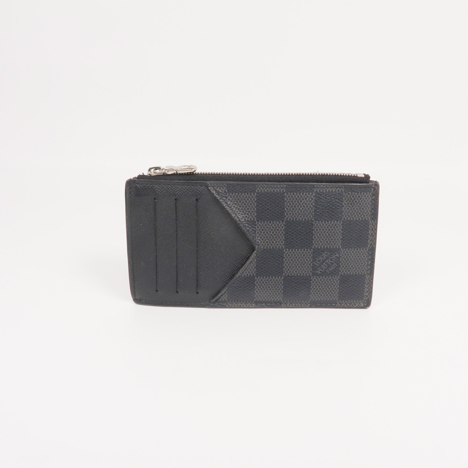 LOUIS VUITTON Damier Graphite Coin Card Holder銀扣零錢包/卡片套