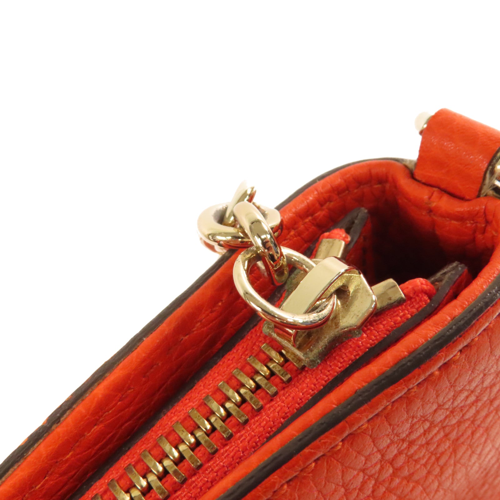 GUCCI 牛皮皮革Soho 2Way Shoulder Bag手挽肩背兩用袋橙色