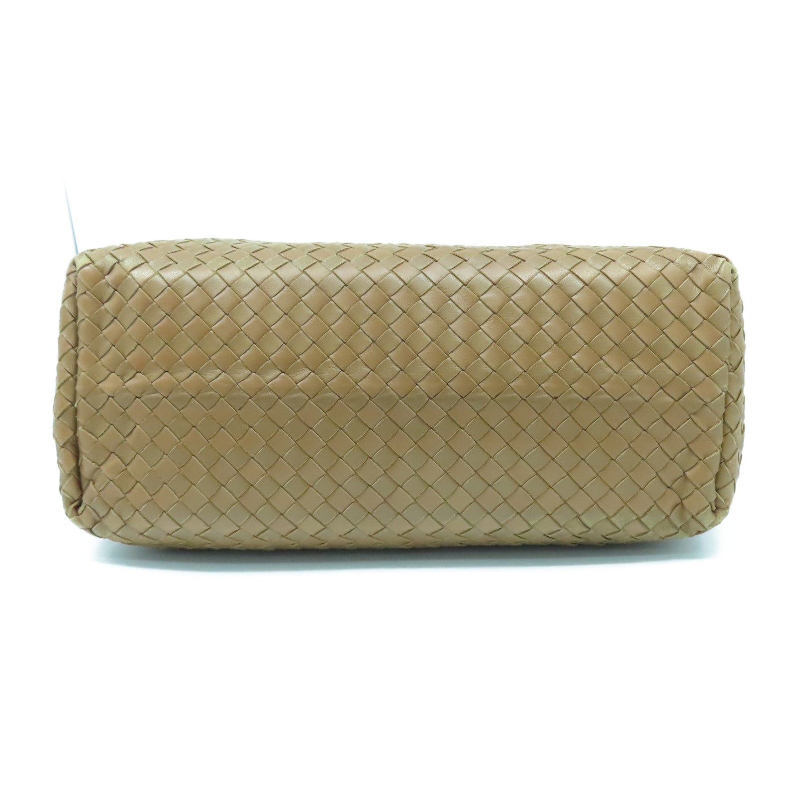BOTTEGA VENETA 【激減優惠】羊皮皮革Shoulder Bag金扣肩背袋啡色