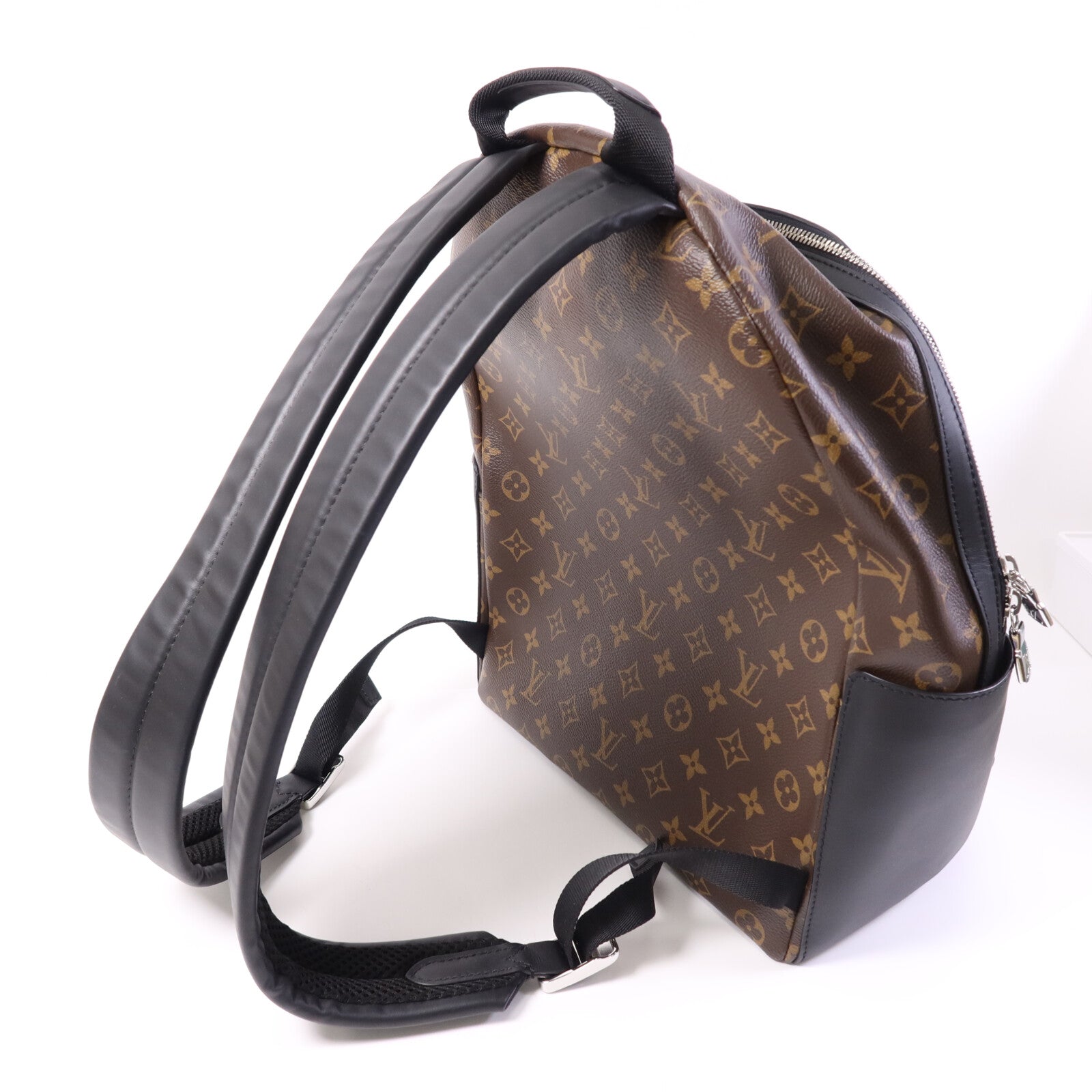 LOUIS VUITTON 【激減優惠】Monogram Macassar Discovery Backpack PM銀扣背包