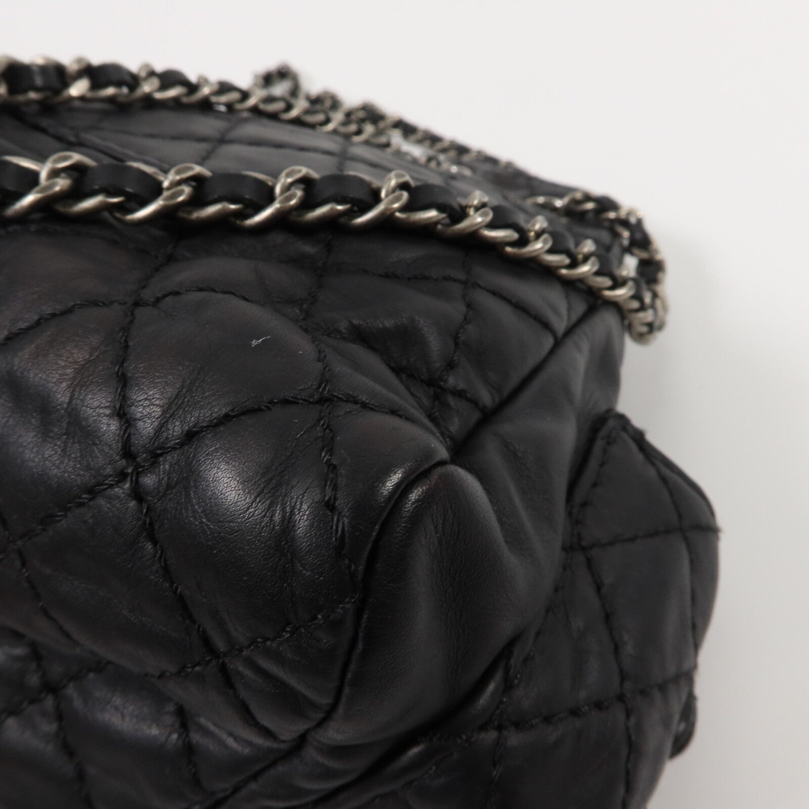 CHANEL 牛皮皮革BlackPack Mini背包
