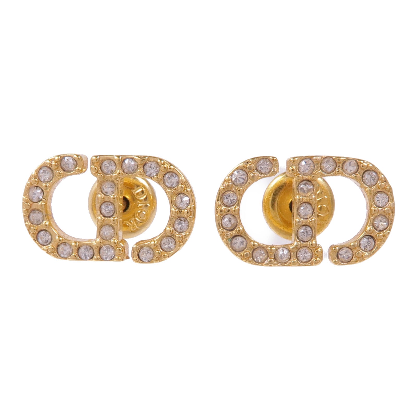 Dior 金屬Petit CD耳環