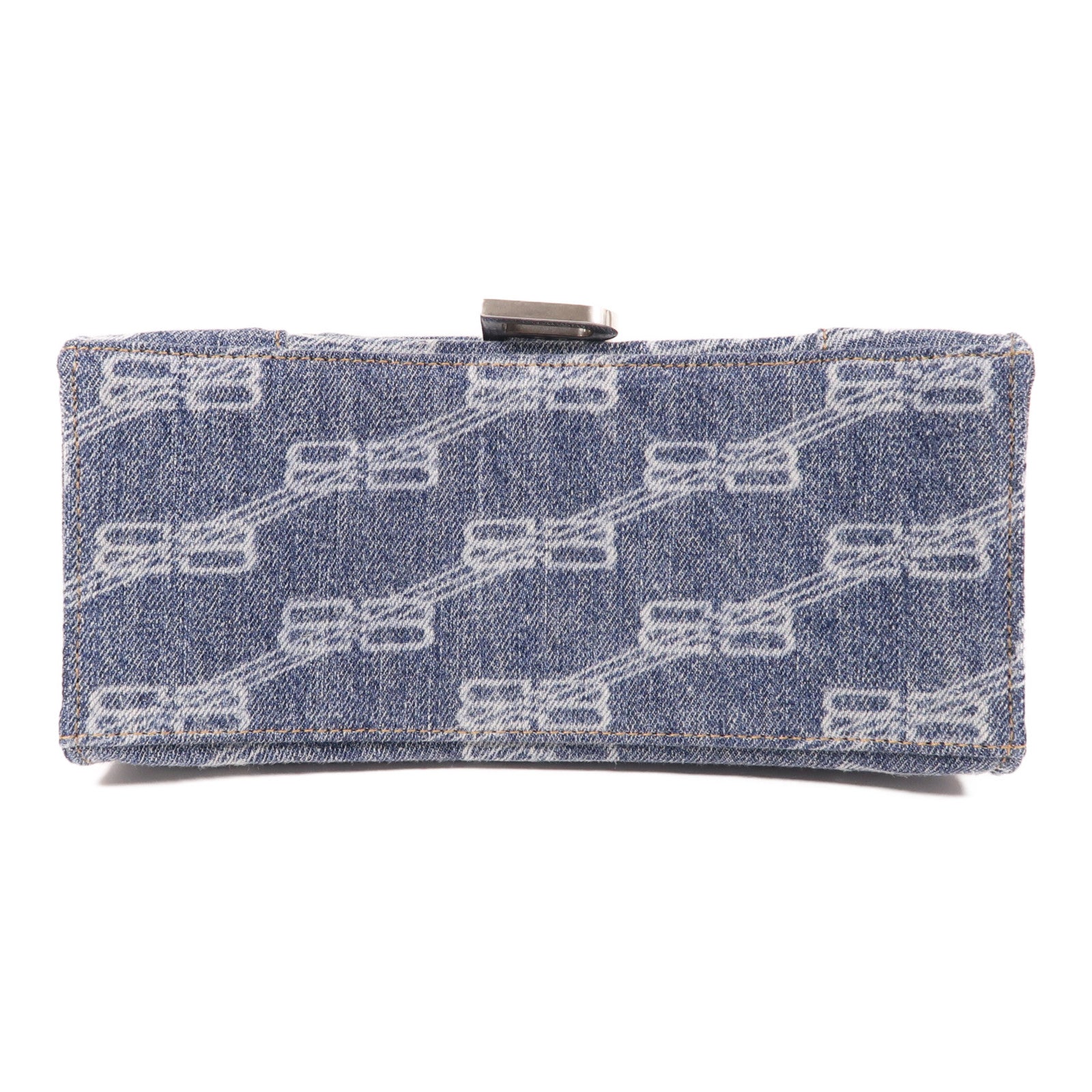 BALENCIAGA SHW Hourglass XS 2 Way Bag Denim Blue