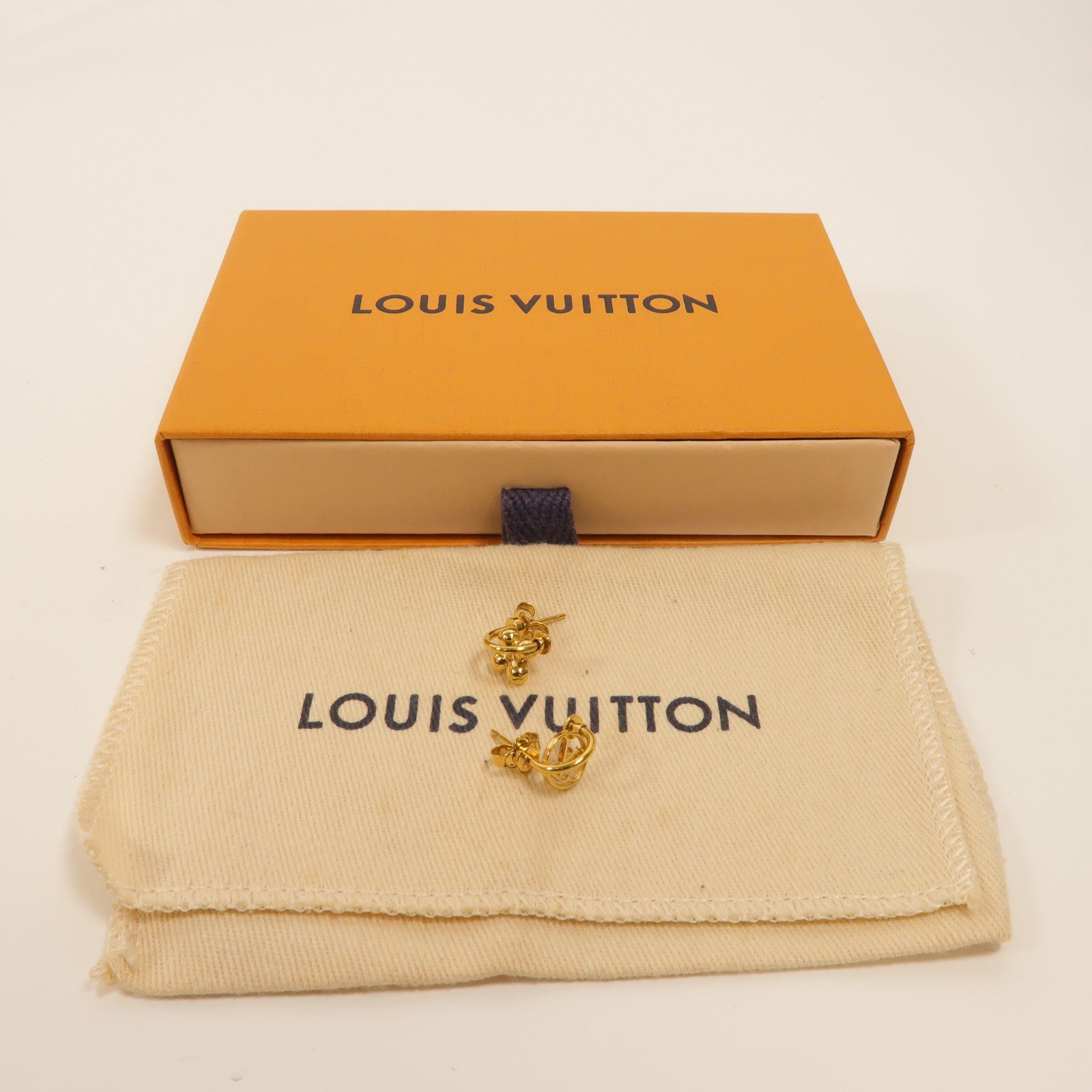 LOUIS VUITTON 金屬Blooming Earrings耳環