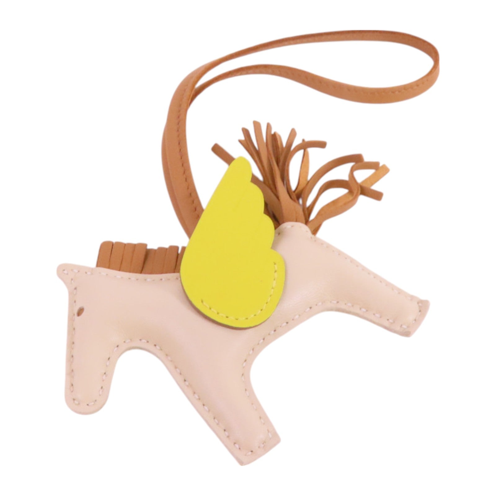 HERMES Milo皮革/Swift皮革Rodeo PM掛飾