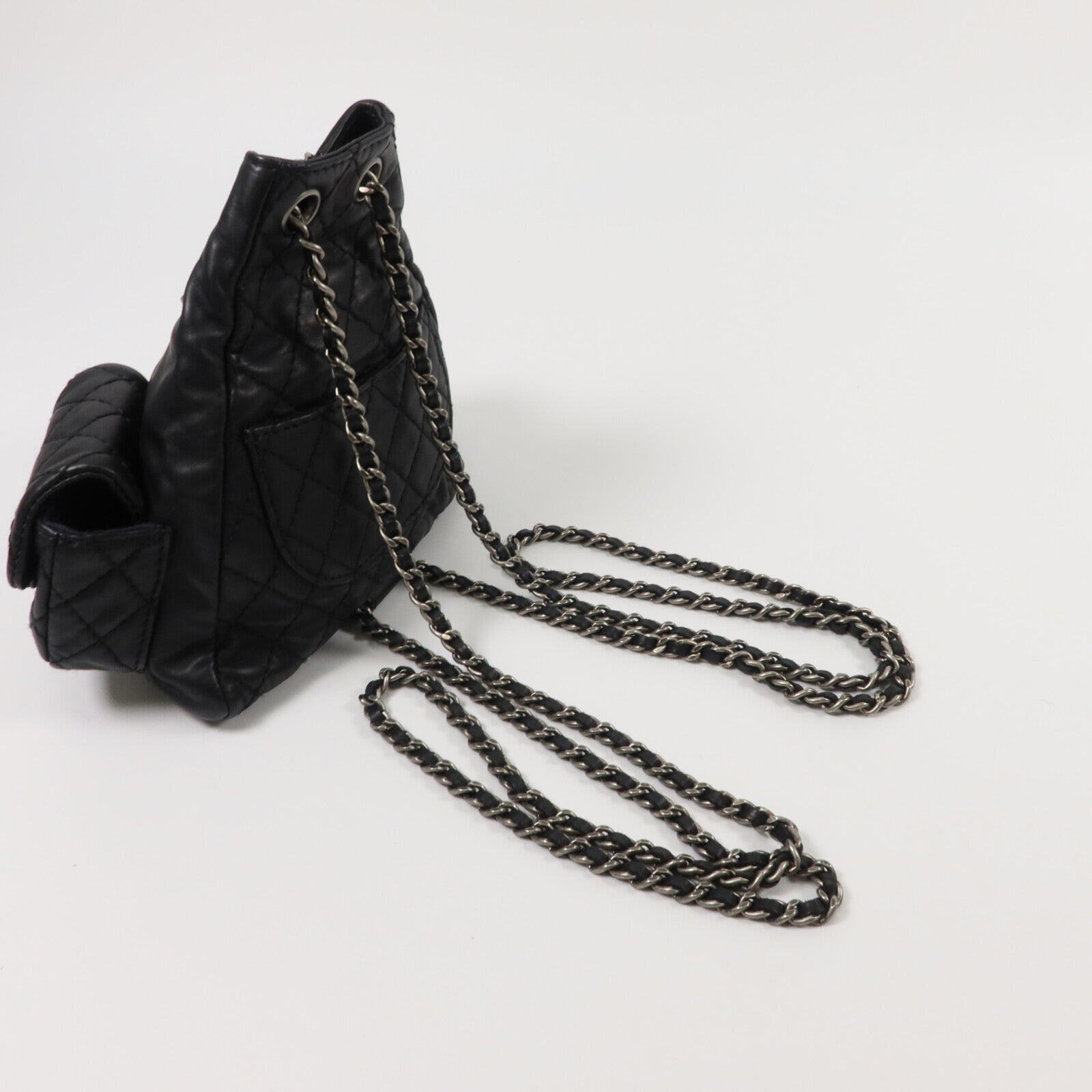 CHANEL 牛皮皮革BlackPack Mini背包