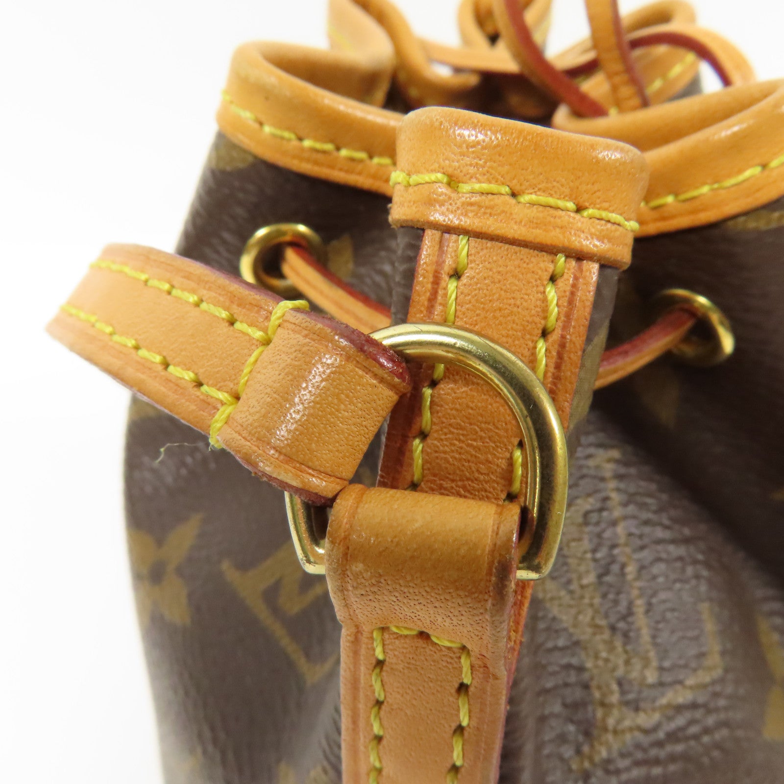 LOUIS VUITTON Monogram Nano Noe金扣肩背袋