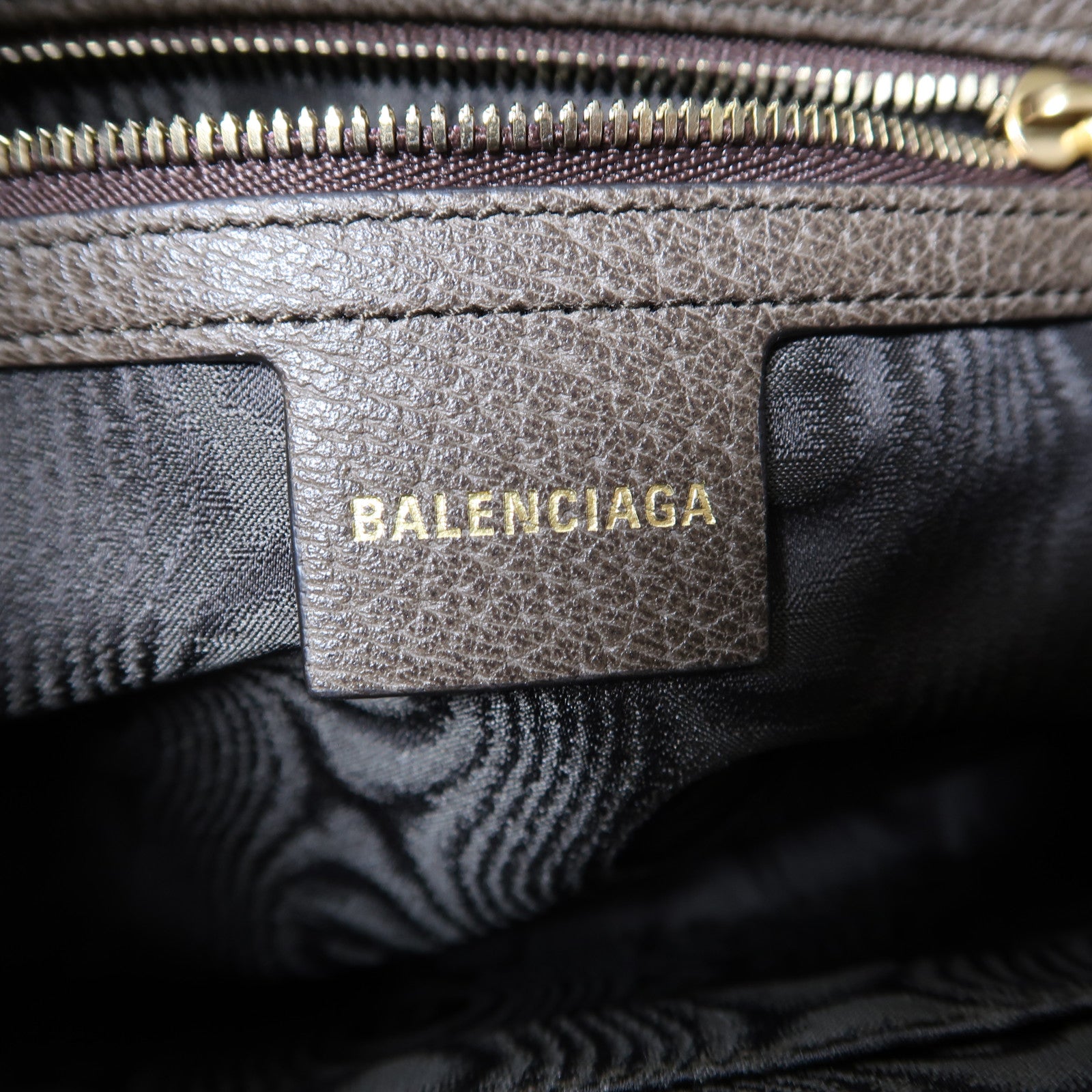 BALENCIAGA 塗層帆布Balenciaga X Gucci Jackie 1961 Small Hobo Bag金扣肩背袋啡色