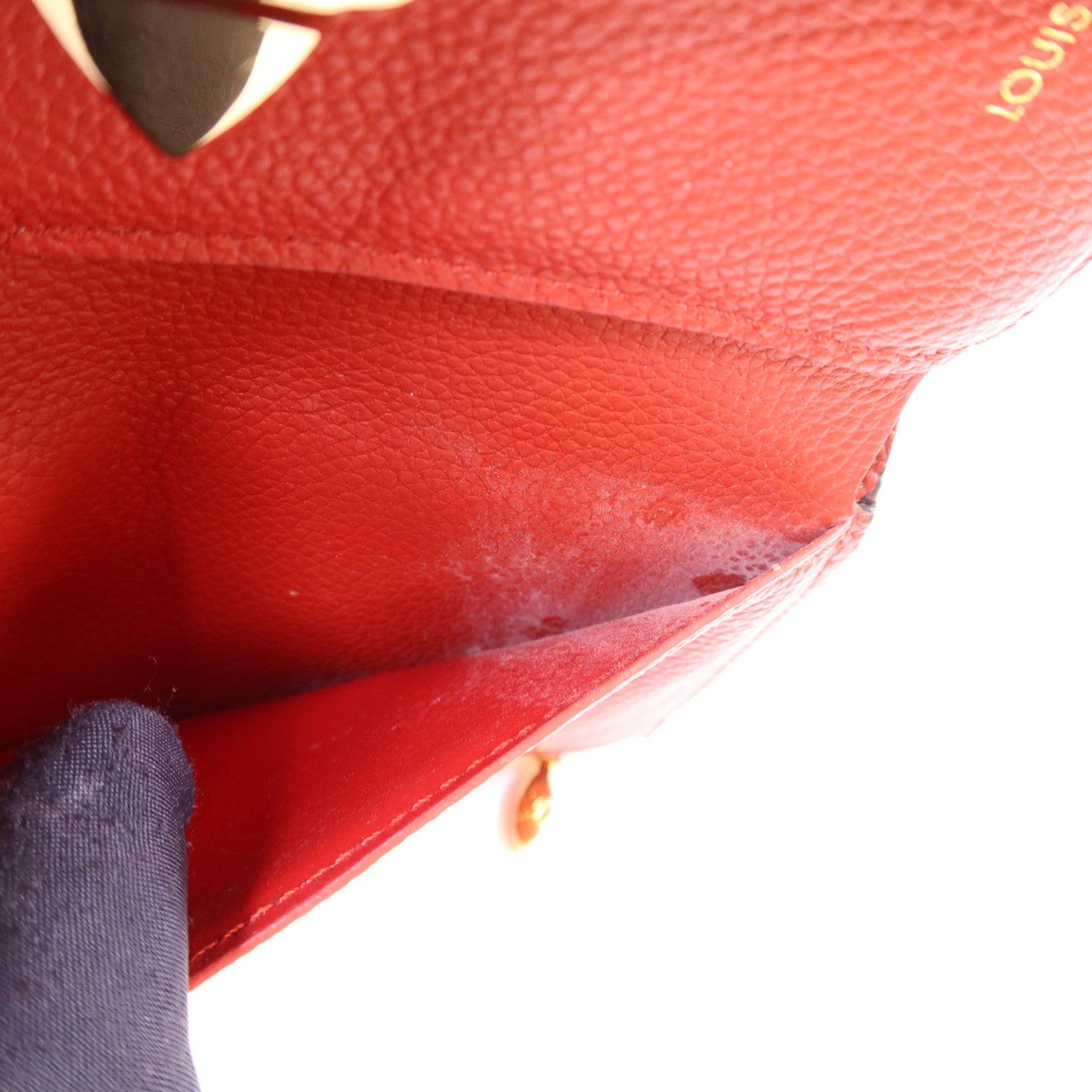 LOUIS VUITTON Monogram Pallas Compact Wallet金扣錢包