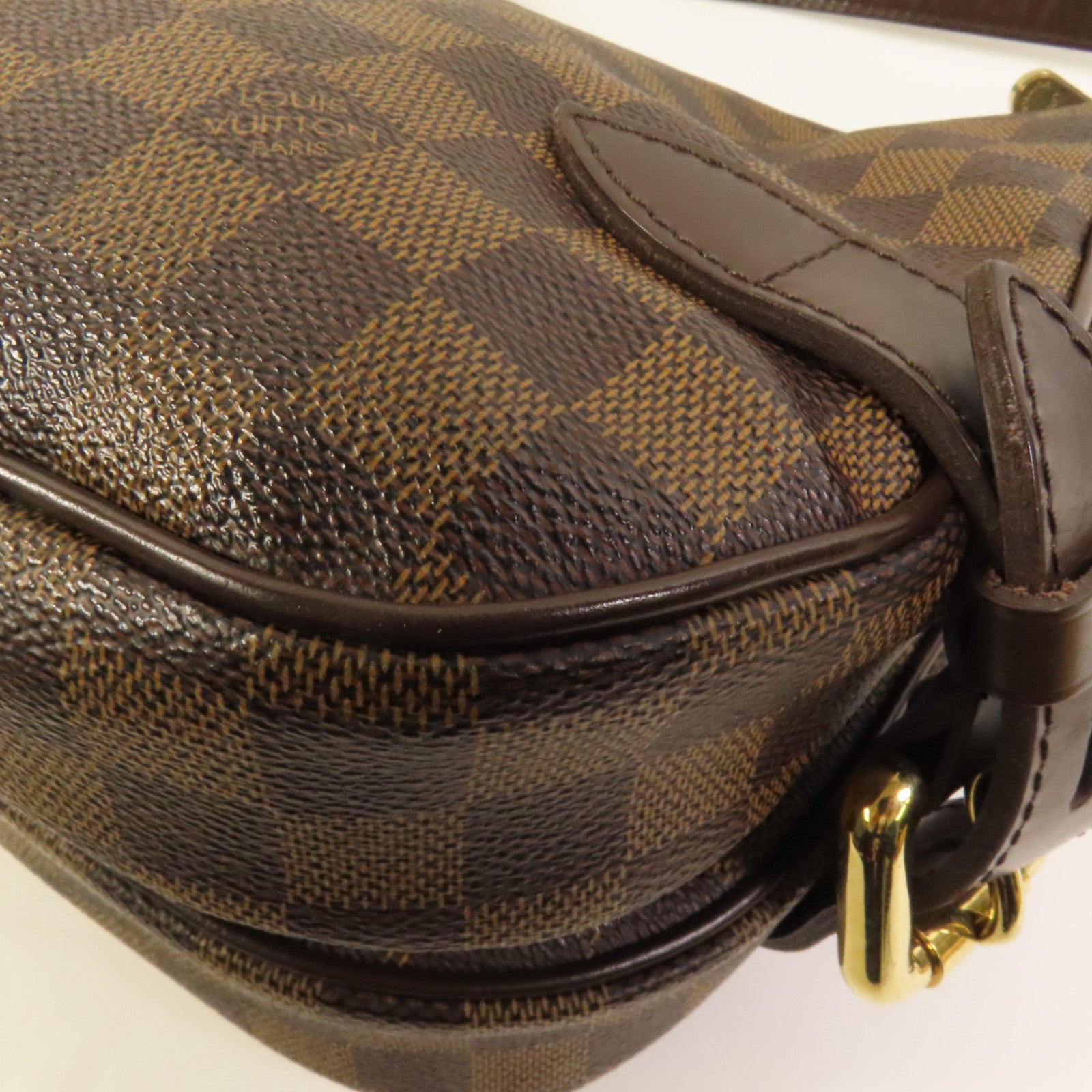 LOUIS VUITTON Damier Highbury金扣肩背袋