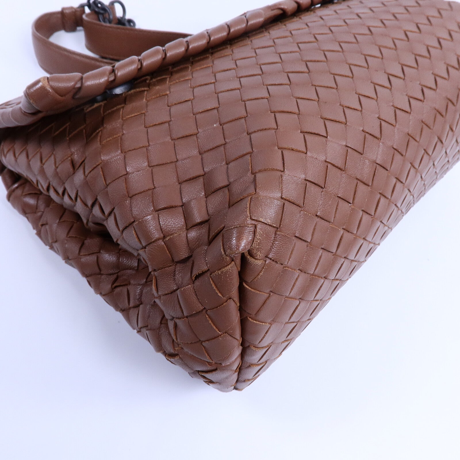 BOTTEGA VENETA 羊皮皮革Chain Shoulder Bag鏈帶肩背袋