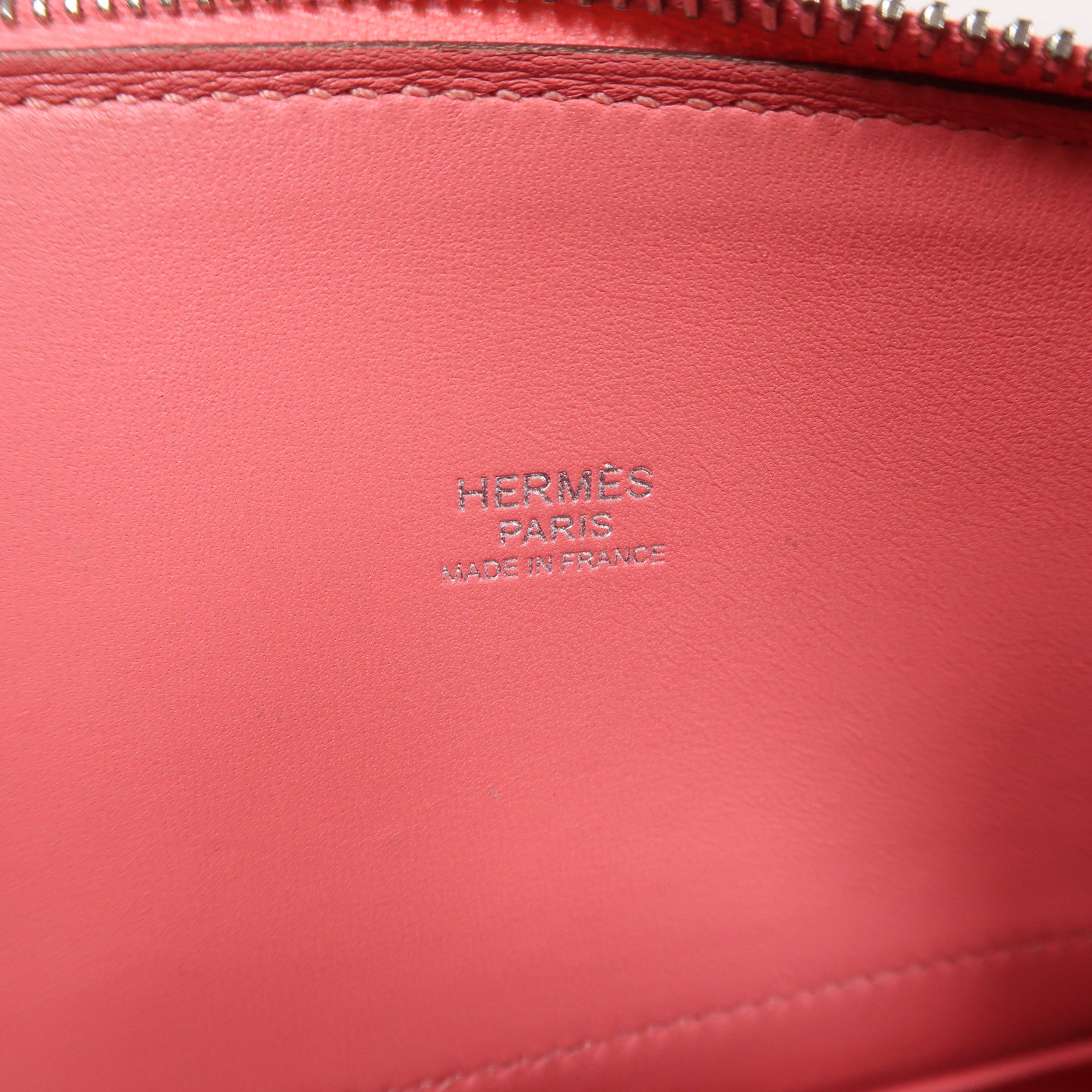 HERMES 【激減優惠】Epsom皮革Bolide 27銀扣手挽肩背兩用袋杜鵑粉色