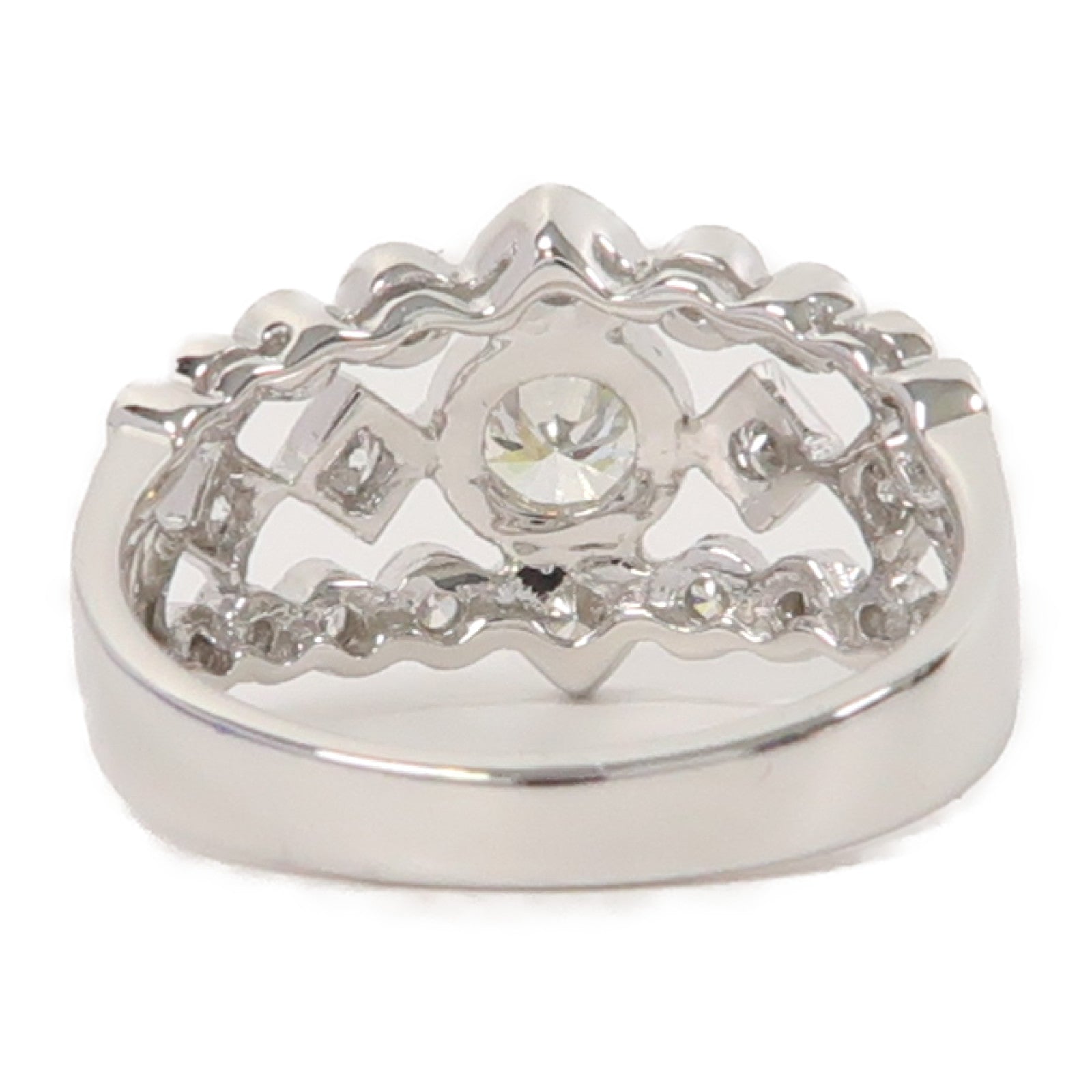 JEWELRY 18K白金Diamond Ring 5.28g戒指US#6.25