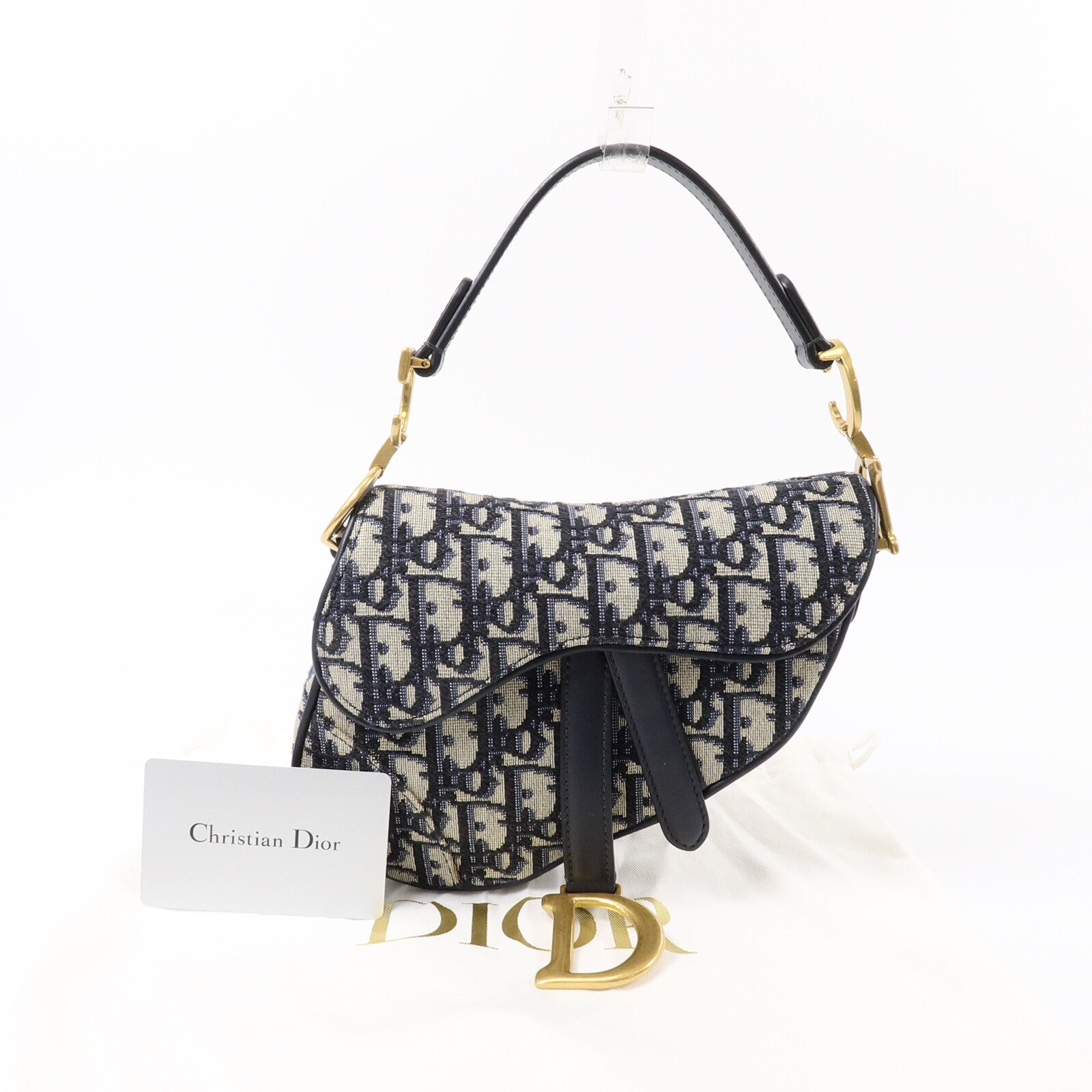 Dior 帆布Saddle Mini肩背袋