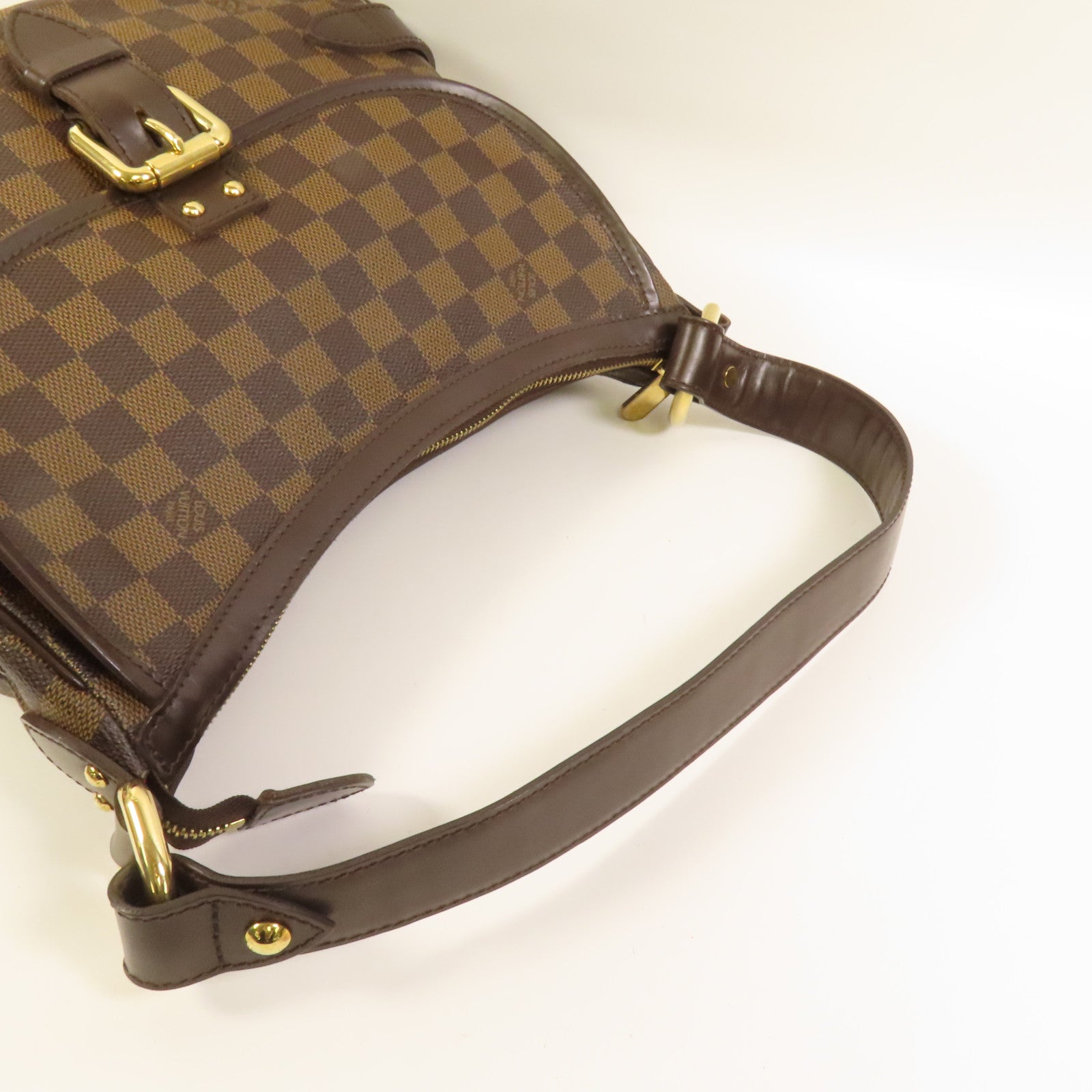 LOUIS VUITTON Damier Highbury金扣肩背袋