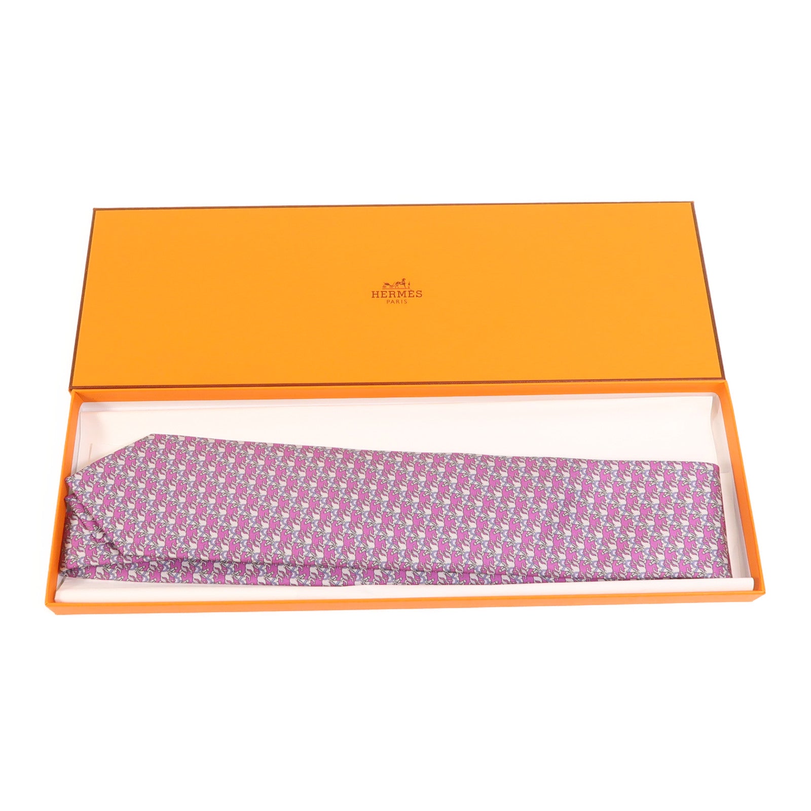 HERMES 絲質Necktie領帶