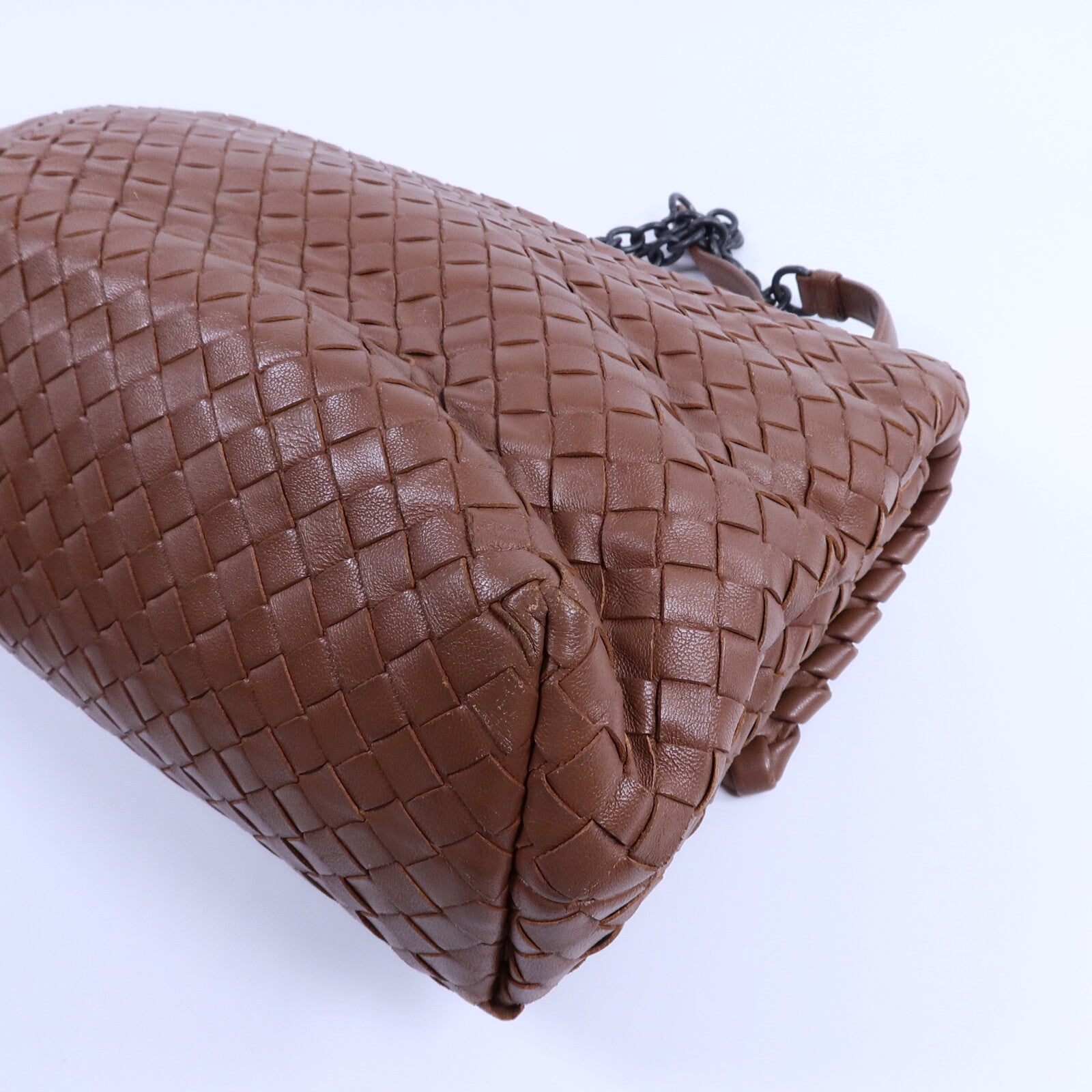 BOTTEGA VENETA 羊皮皮革Chain Shoulder Bag鏈帶肩背袋