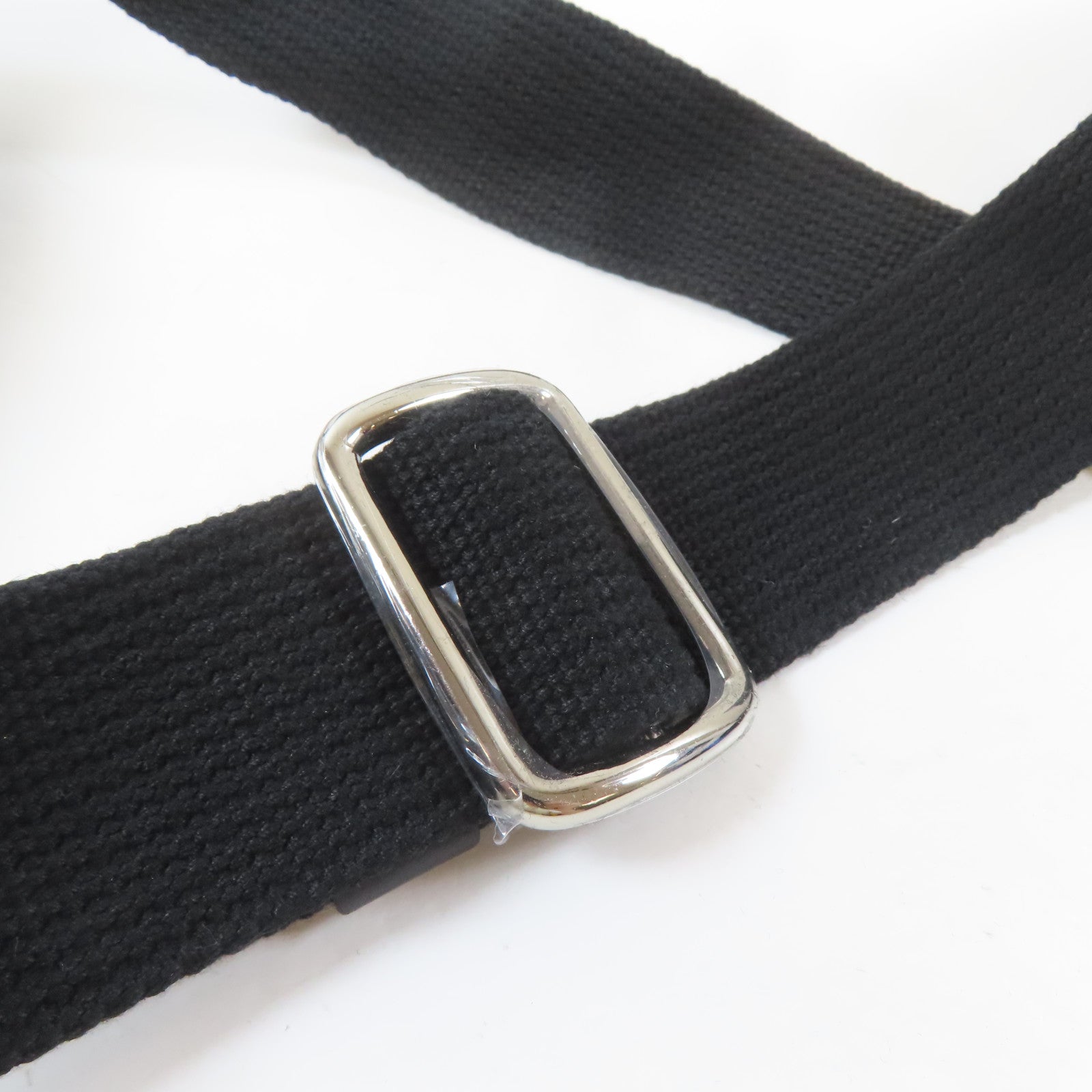 D&G 牛皮皮革Shoulder Bag銀扣肩背袋黑色