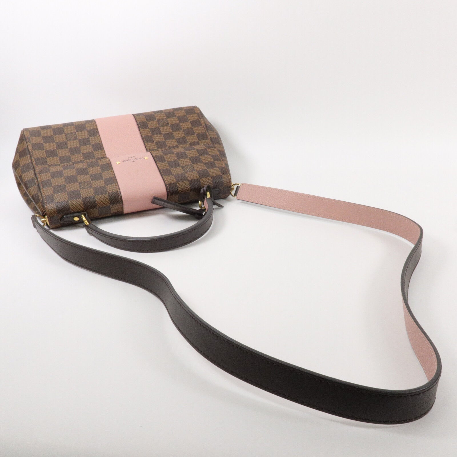 LOUIS VUITTON Damier Bond Street Magnolia手挽肩背兩用袋